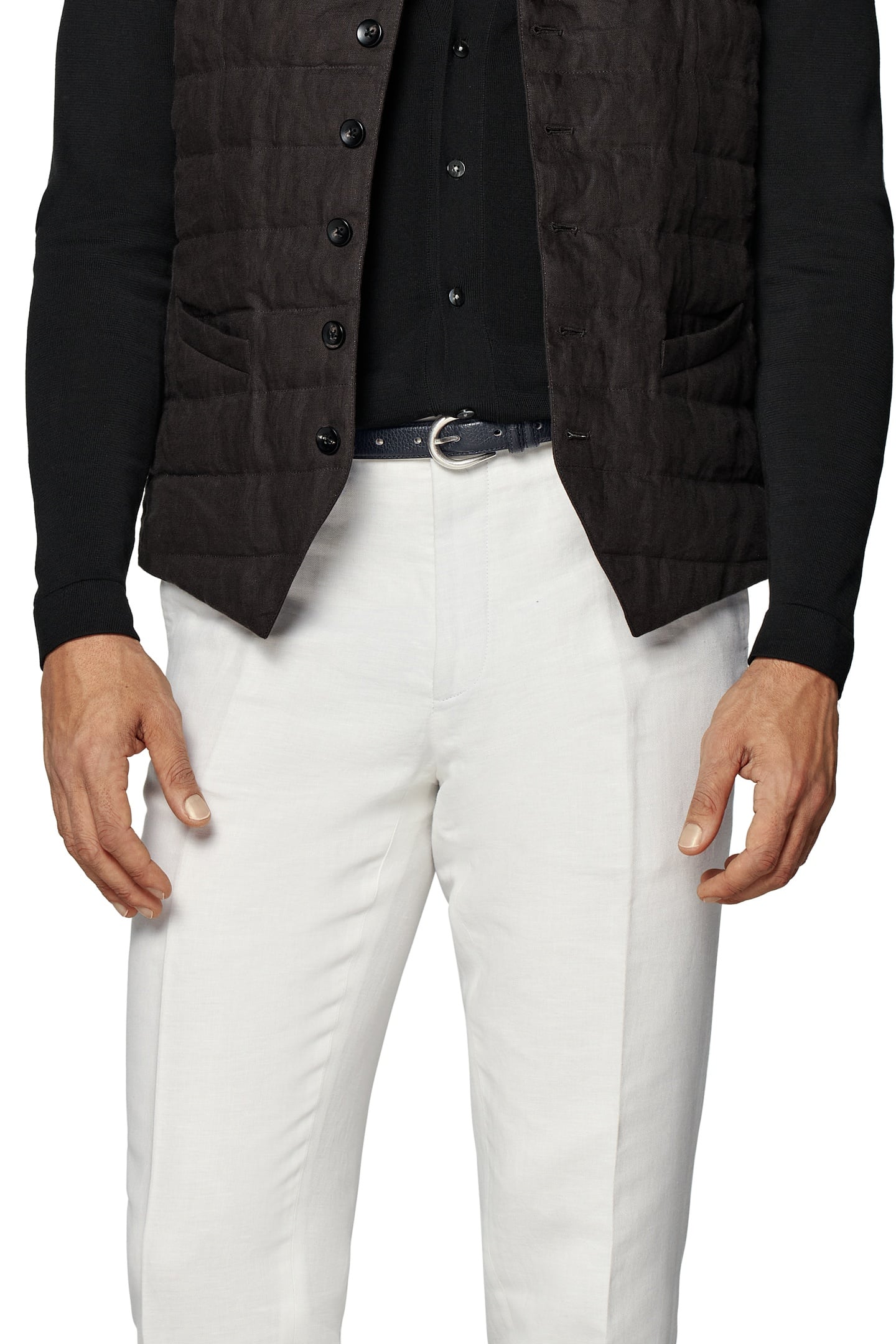 BODYWARMER-DARK-BROWN DARK BROWN 2