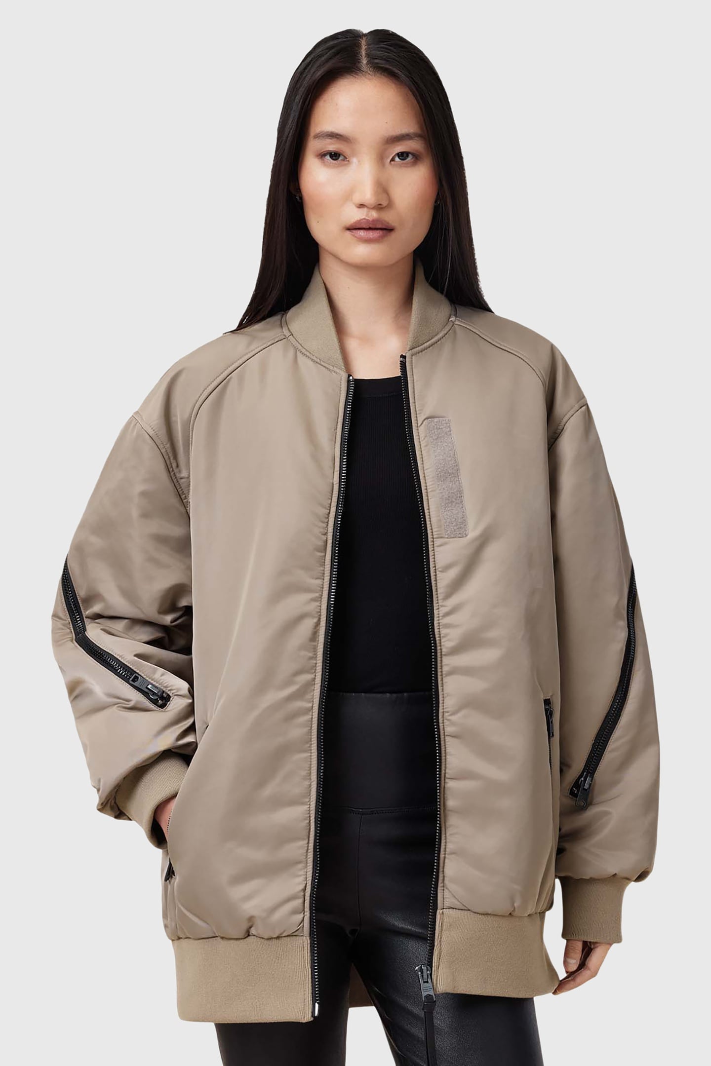 HANAA BOMBER NOUGAT TAUPE 3