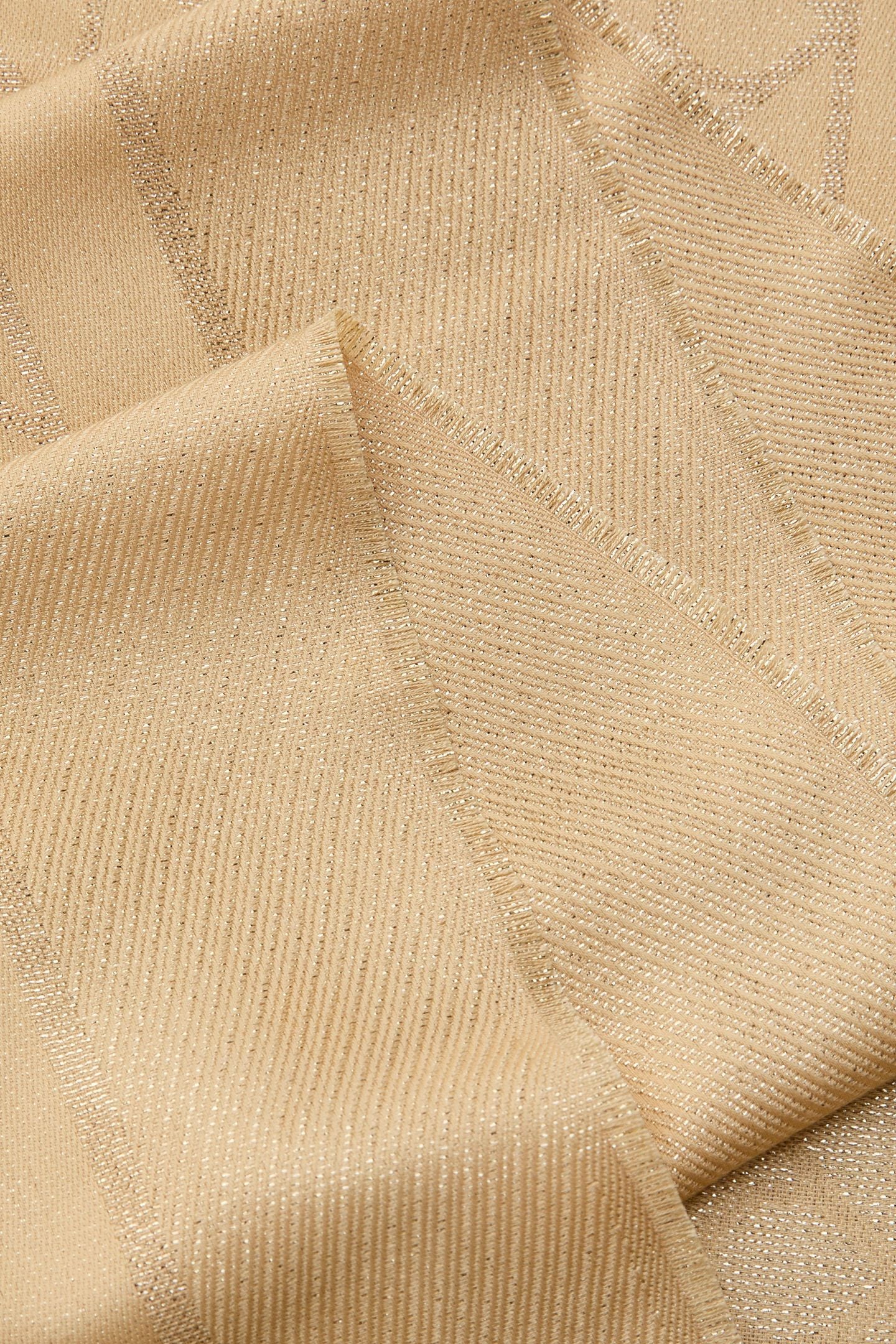 EMBLEM SHINE SIGNATURE SCARF PARSNIP 2