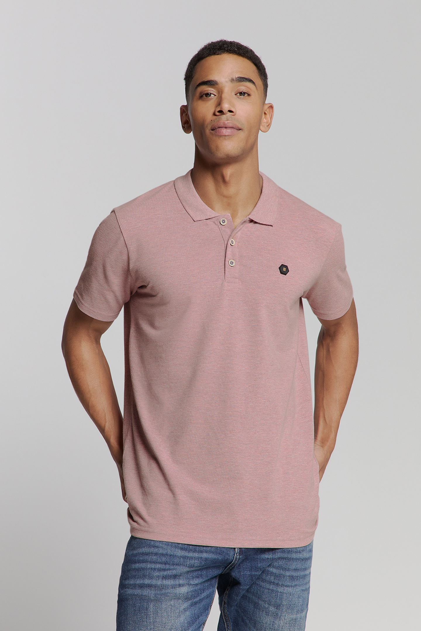 POLO MELANGE MAUVE 1