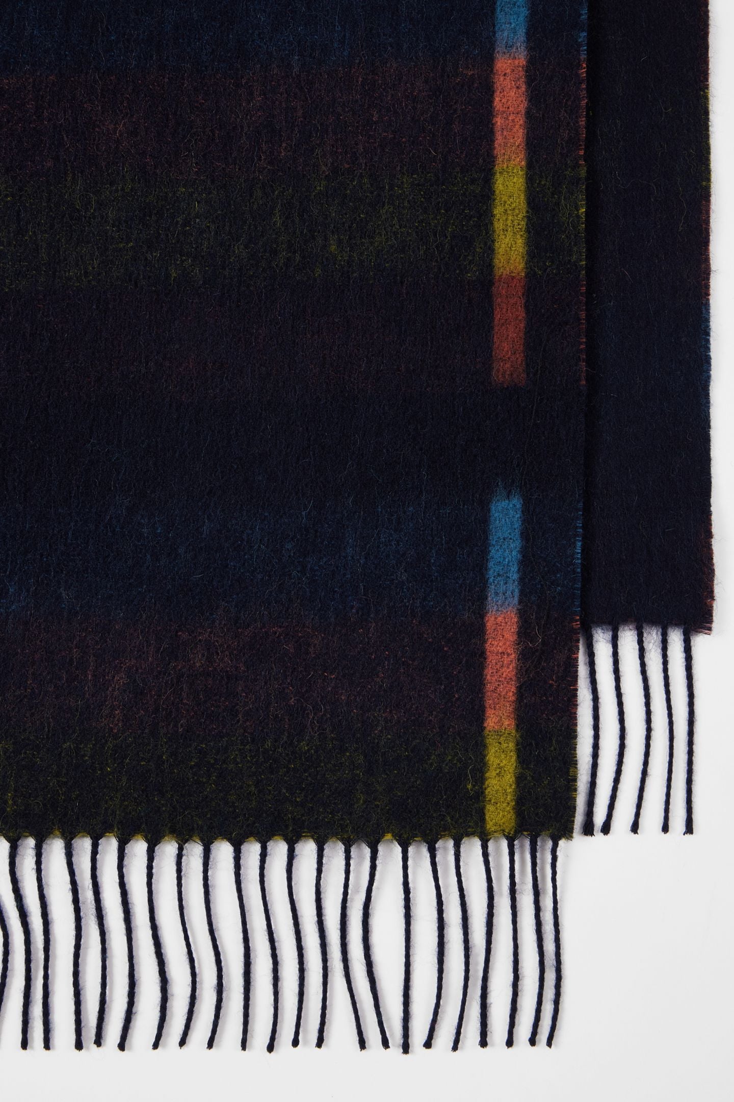 SCARF BRIGHT TRACKS NAVY 2