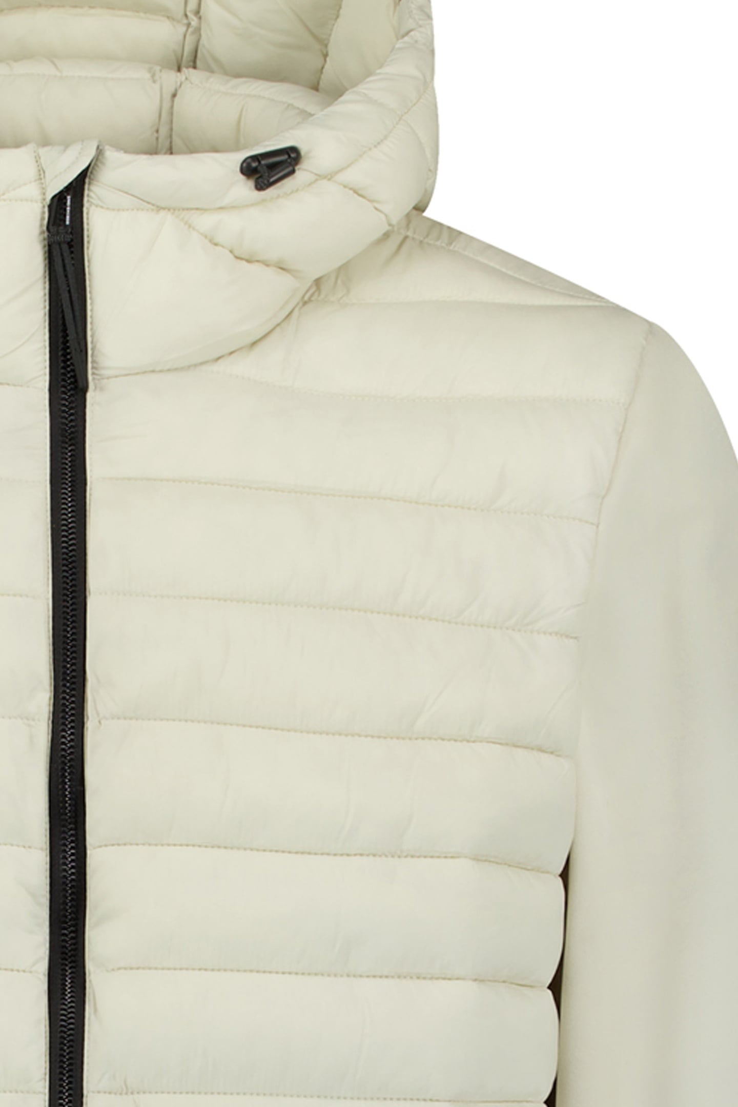 JACKET HOODED PADDED MIX WITH SWEAT KIT 3