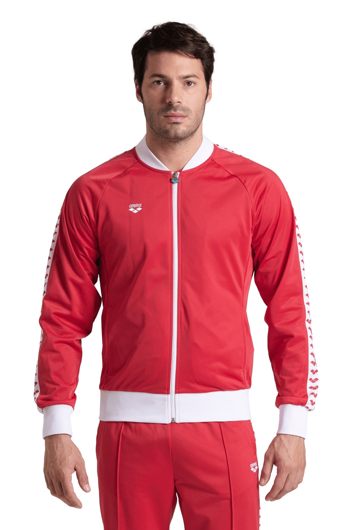 M RELAX IV TEAM JACKET RED-WHITE-RED 1