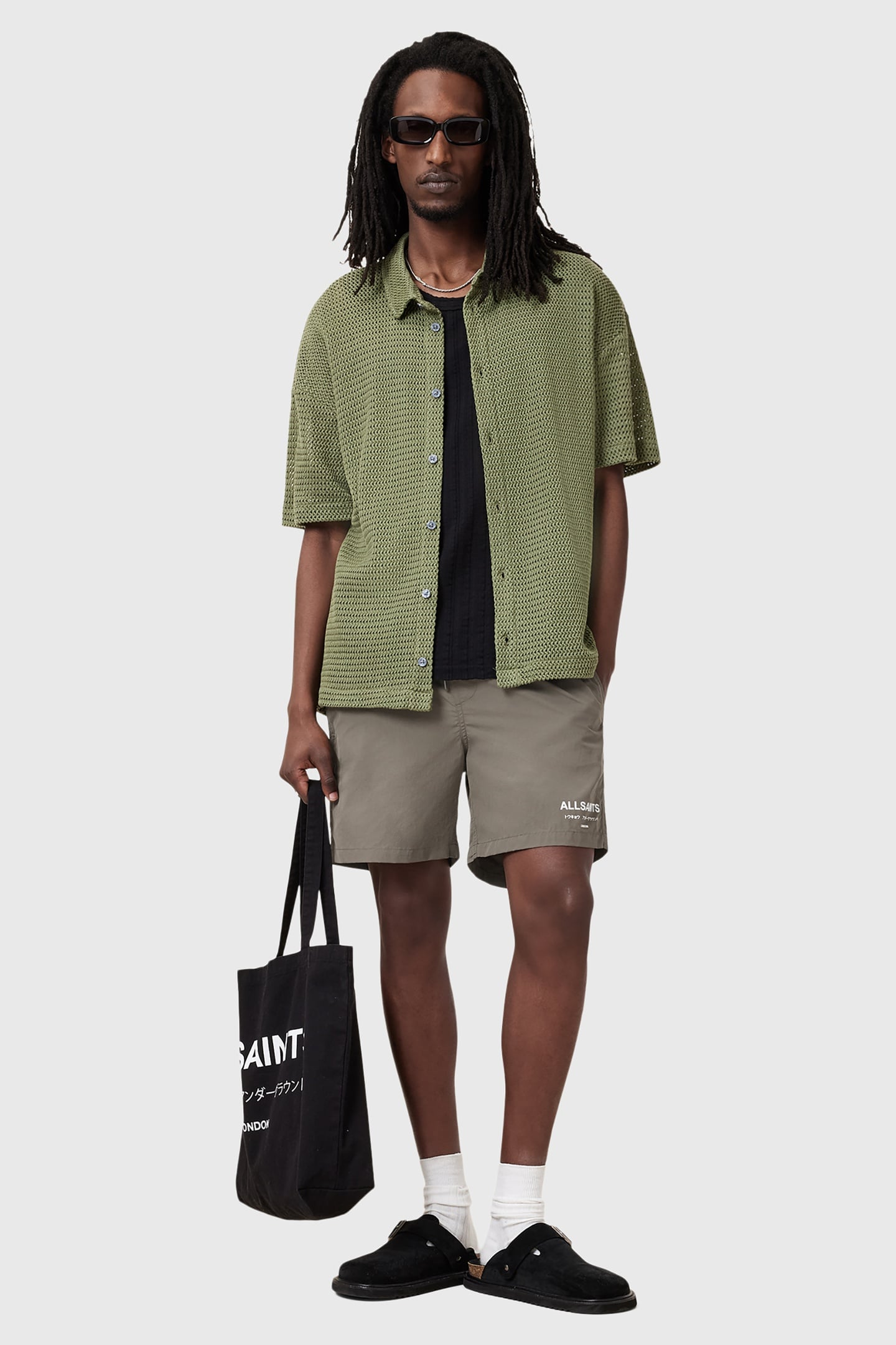 UNDERGROUND SWIMSHRT ASH KHAKI GREEN 1