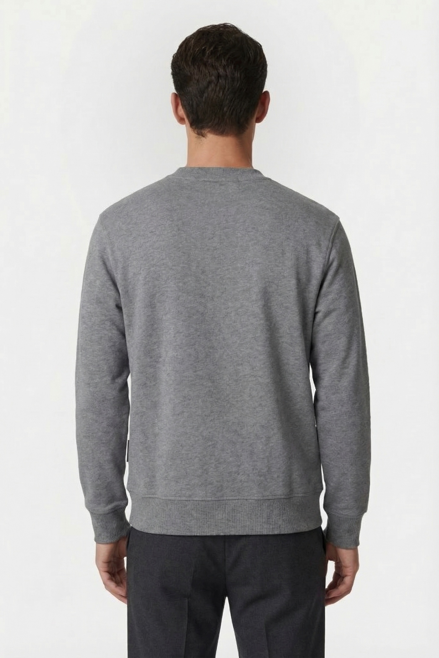 DARKGREY MELANGE SWEAT CREWNECK 2