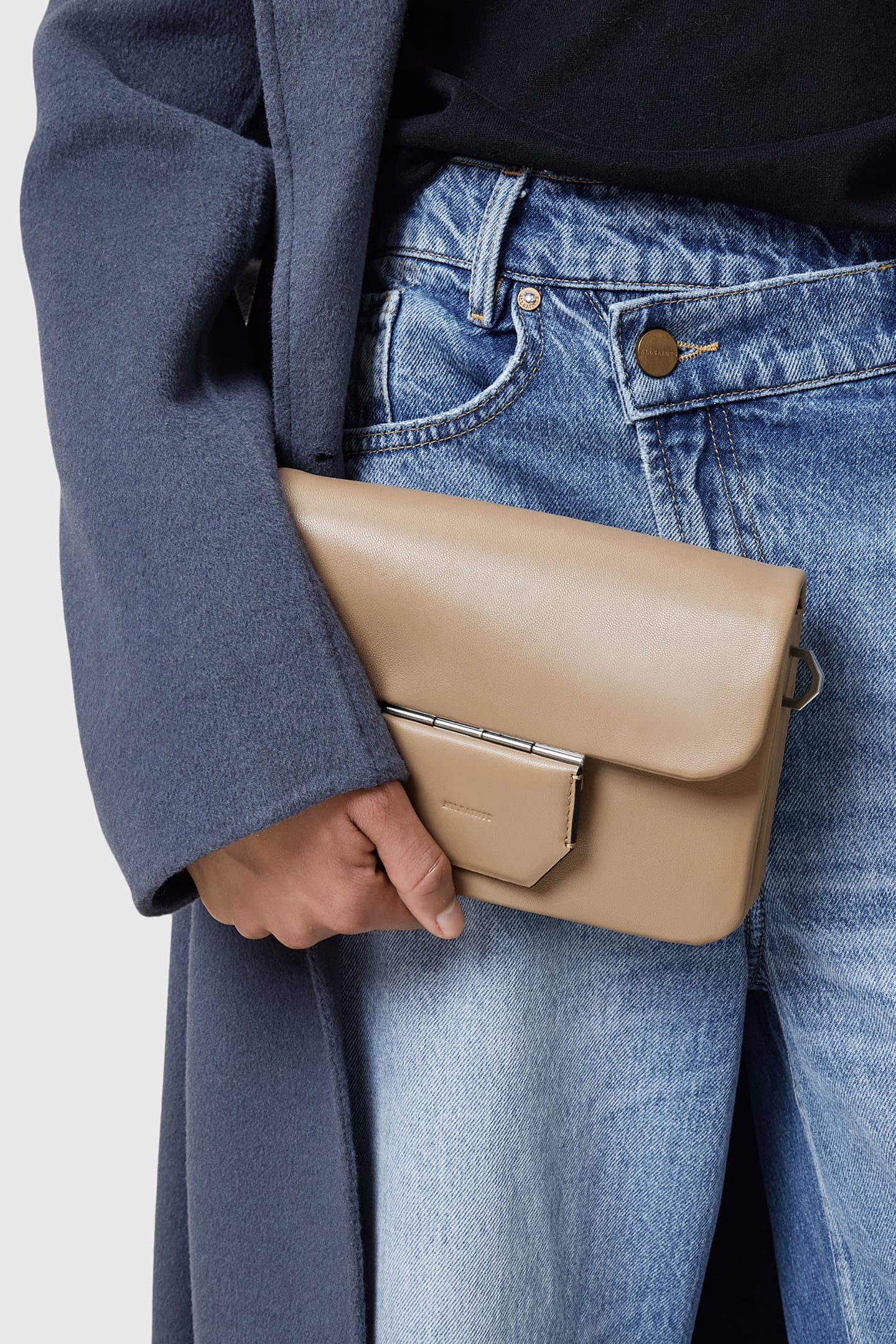 ONDINE SHOULDER BAG MINK BROWN 5