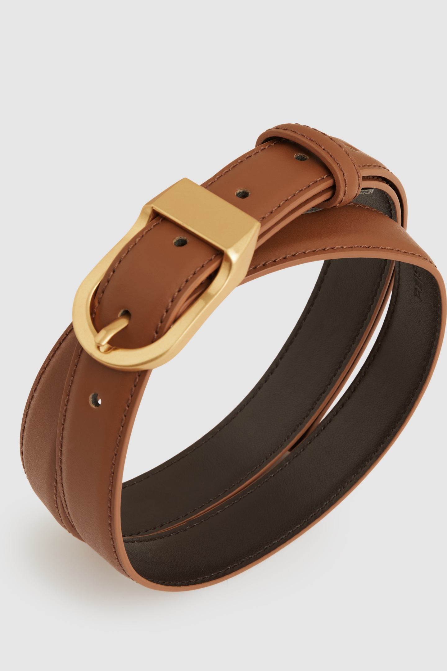 BUCKLE BELT TAN 2