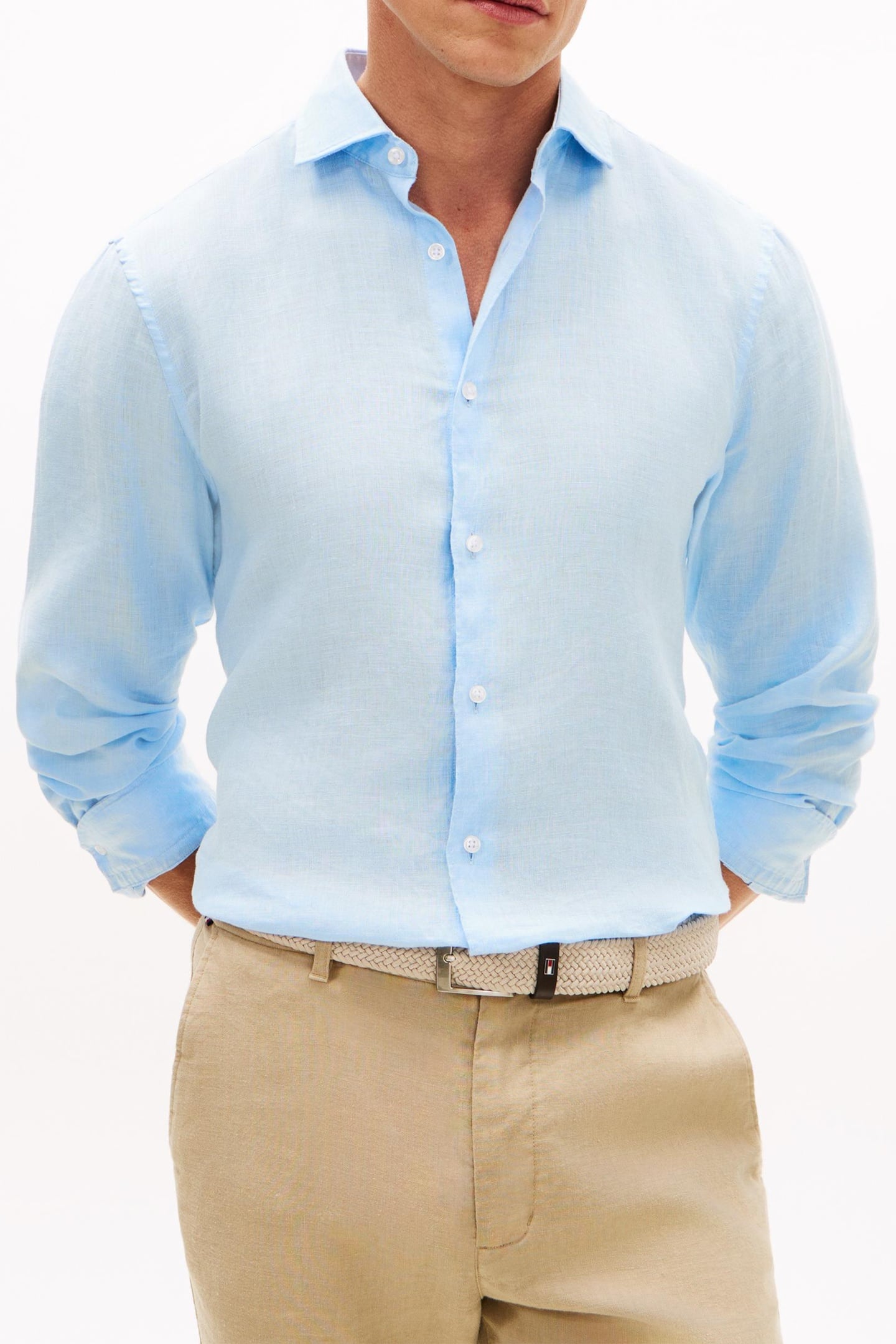 DC LINEN SHIRT BREEZY BLUE 3