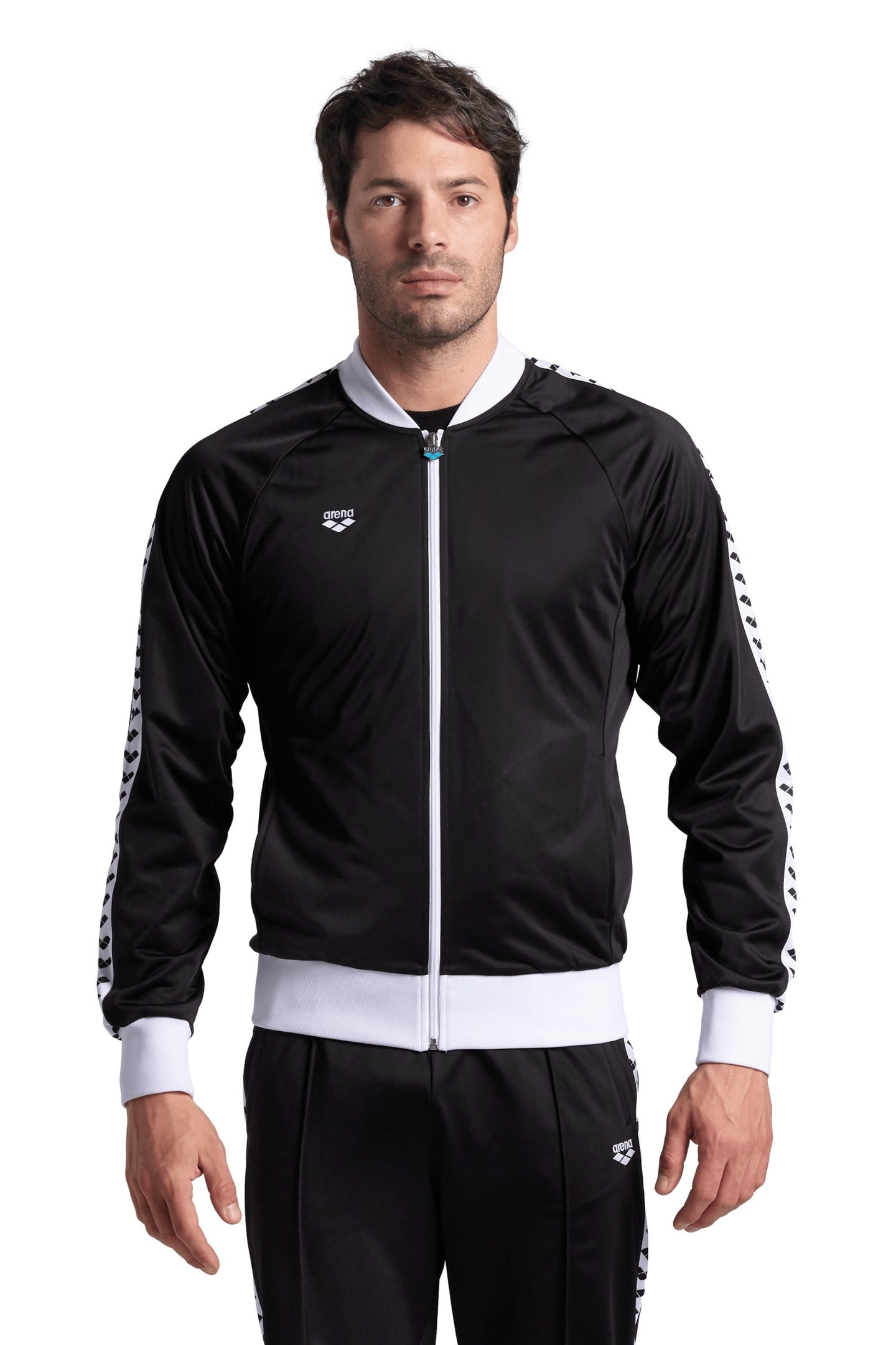 M RELAX IV TEAM JACKET BLACK-WHITE-BLACK 1