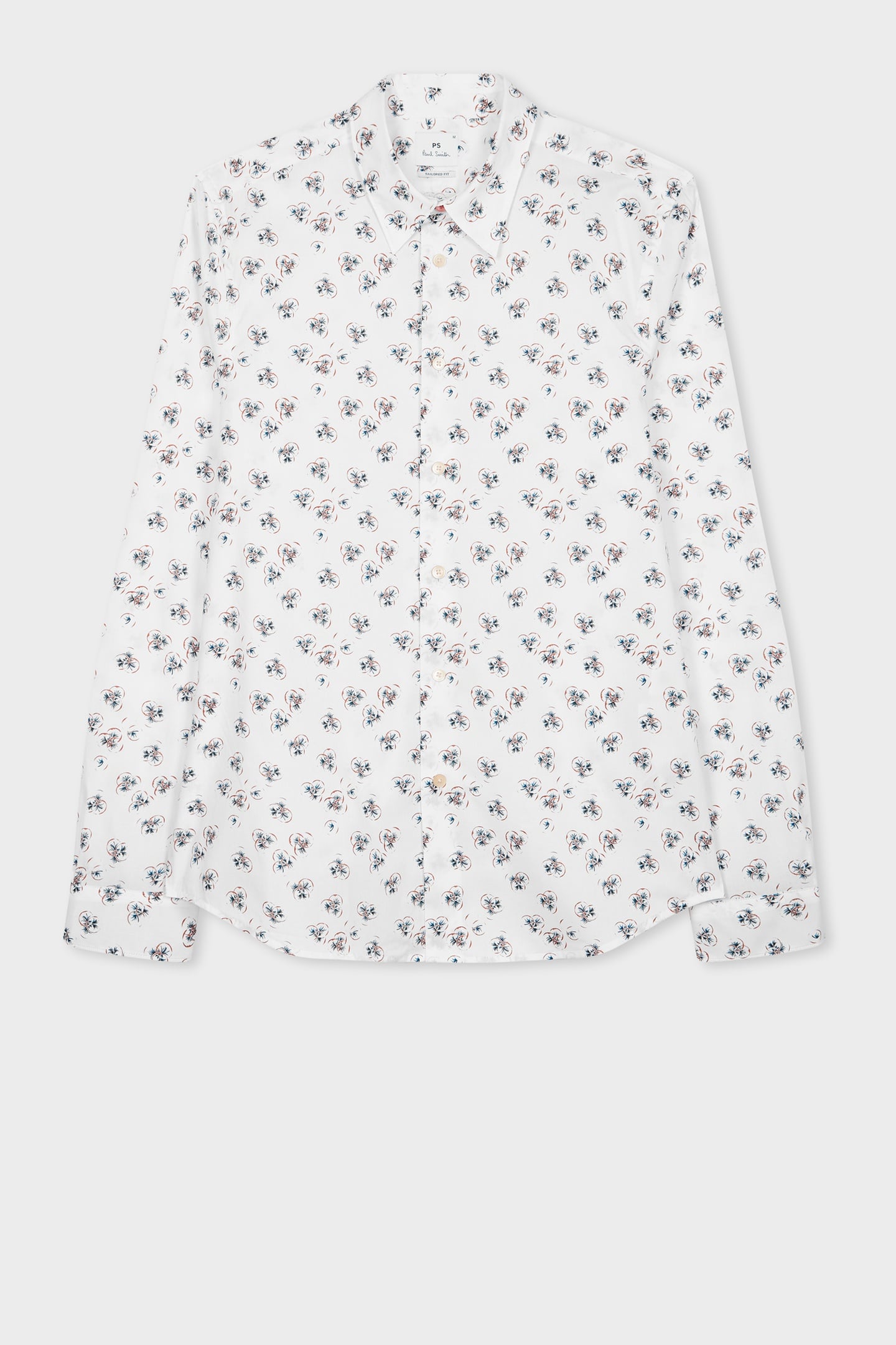 LS TAILORED FIT SHIRT WHITE 1