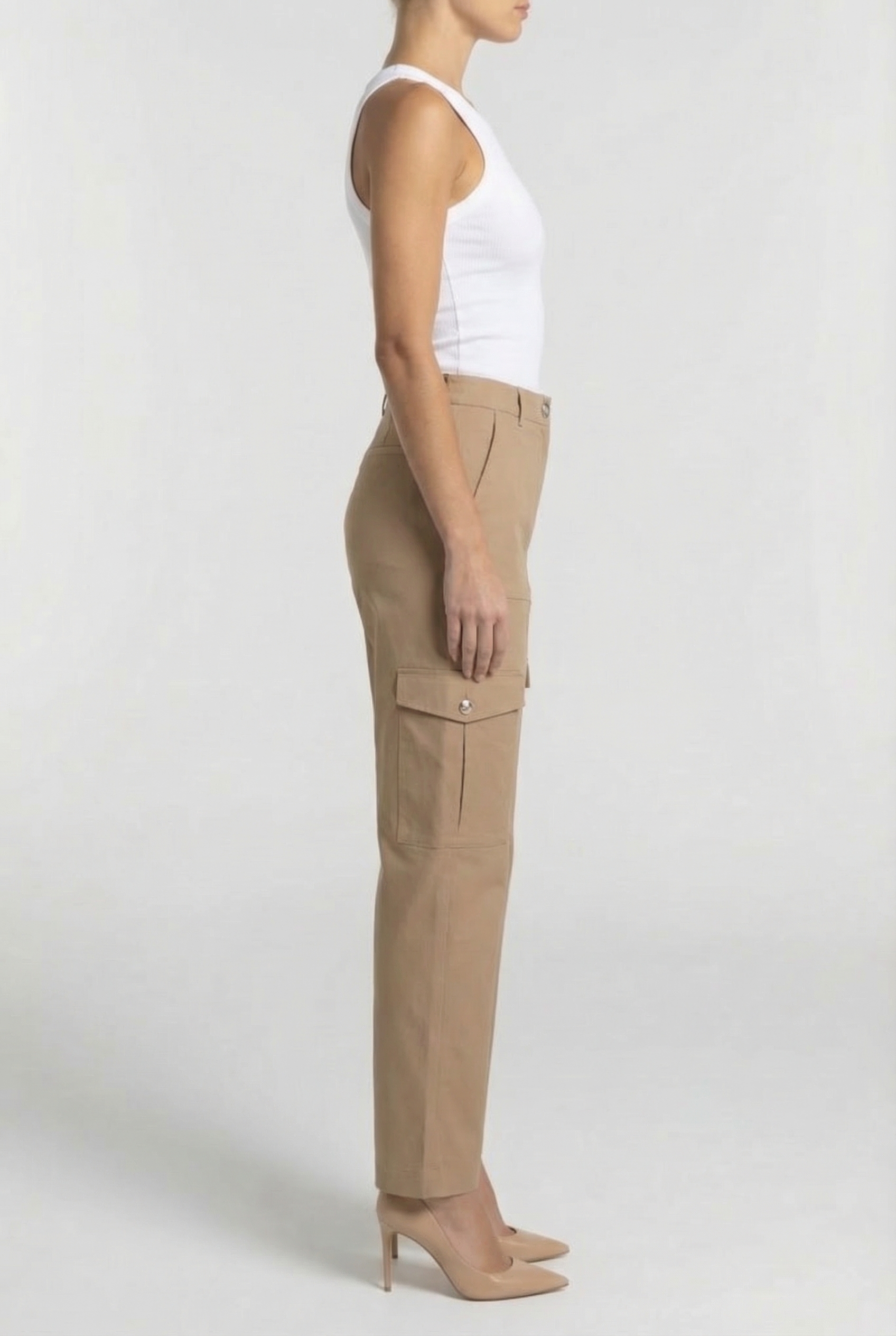 MARCIANO BY GUESS ALICE CARGO PANT HERB TAN 3