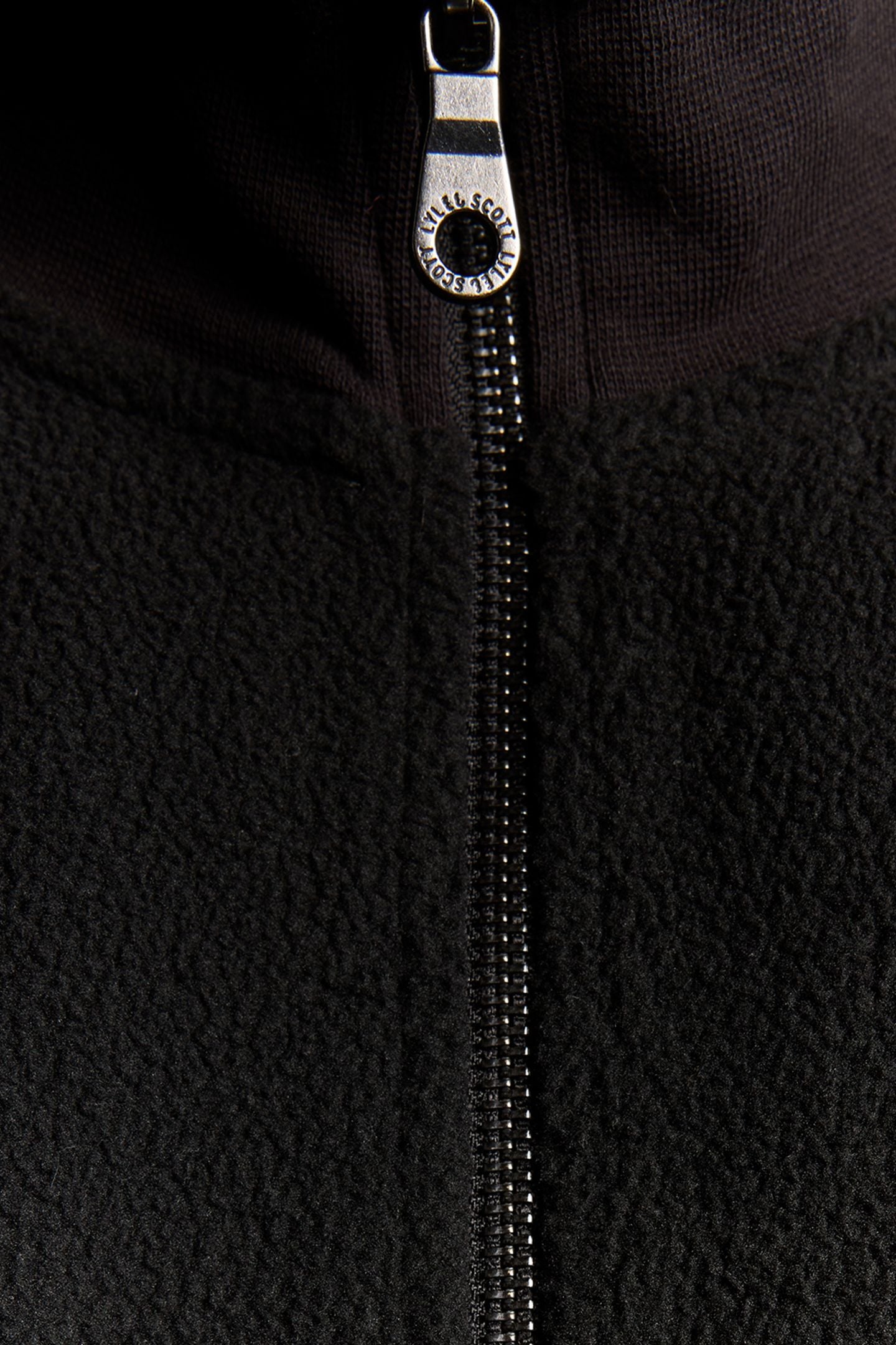 POLAR FLEECE TRACK JACKET JET BLACK 6