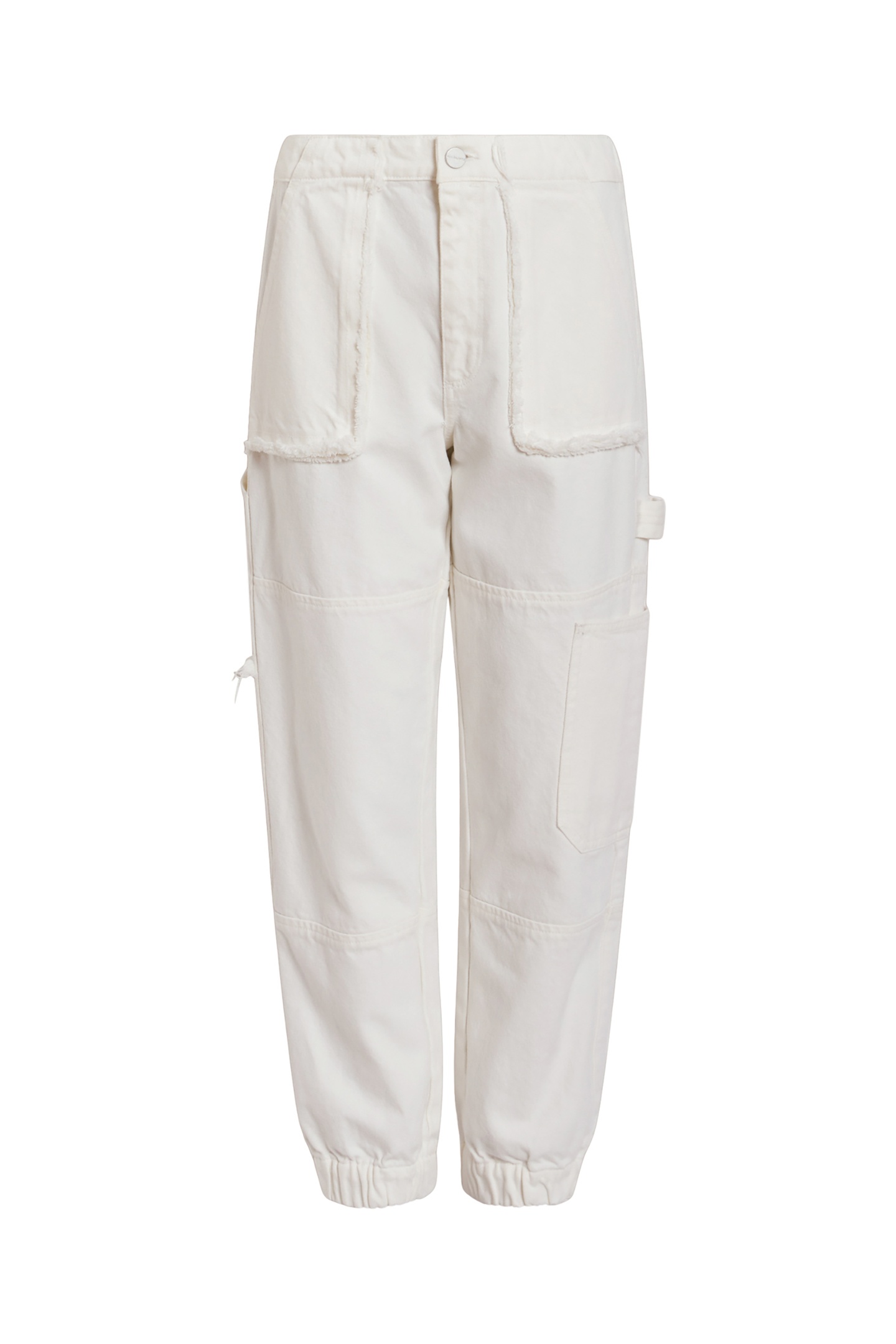MILA FRAY TROUSER OFF WHITE 5
