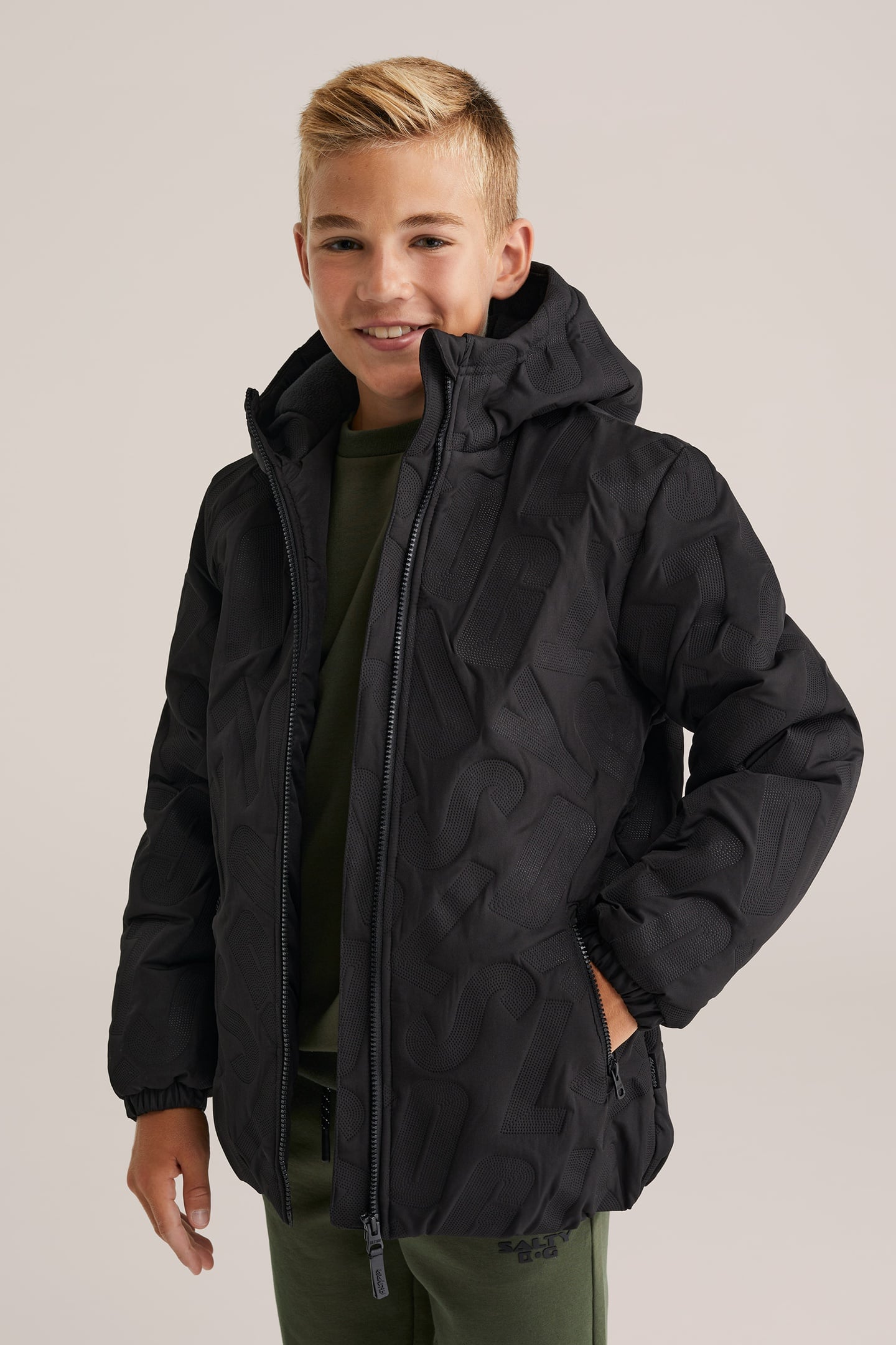 JACKET MIDLONG BLACK 1