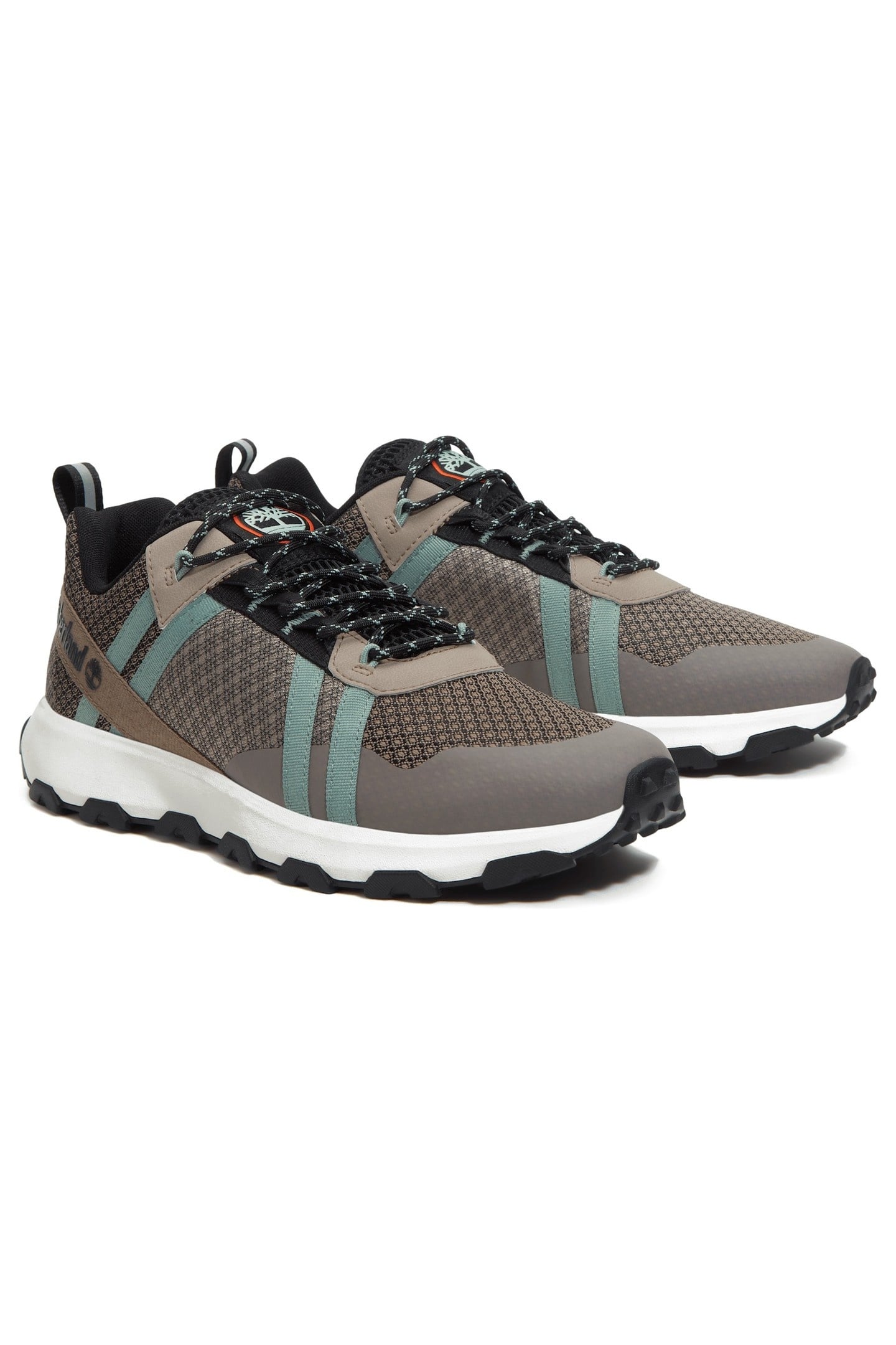 WINSOR TRAIL LOW LACE UP SNEAKER TAUPE MESH 2