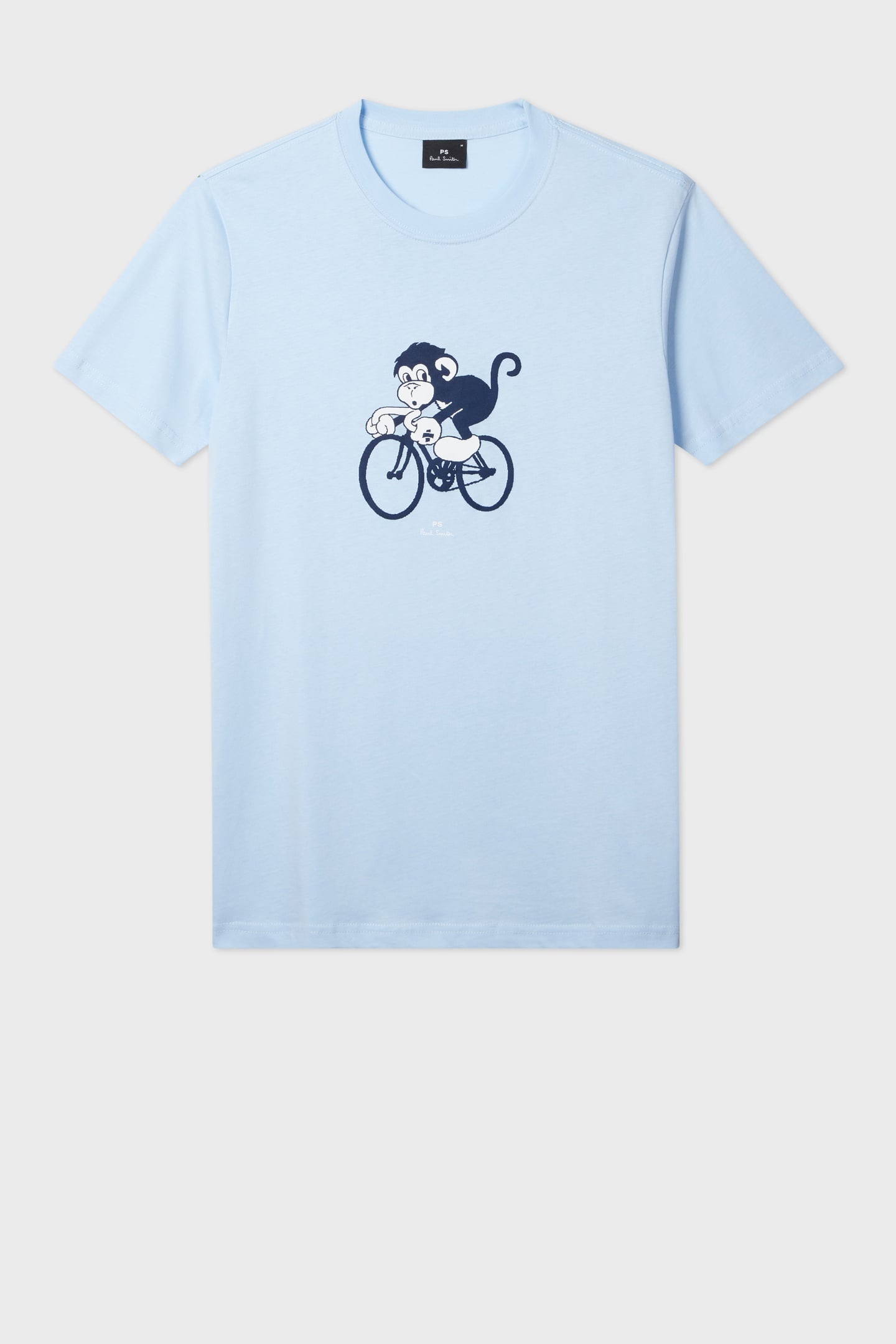SLIM FIT TSHIRT BIKE MONKEY COBALT BLUE 1