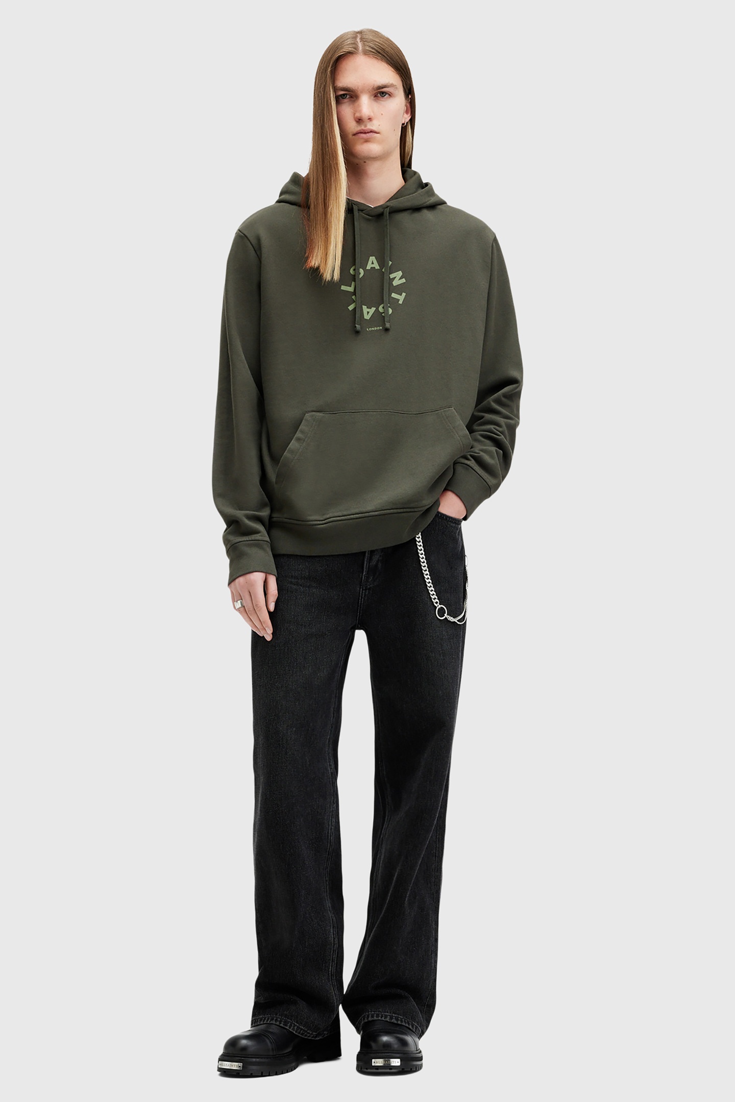 AllSaints Tierra Oth Hoody Grange Green Maat: L | Hoodies Outlet | Heren | Groen