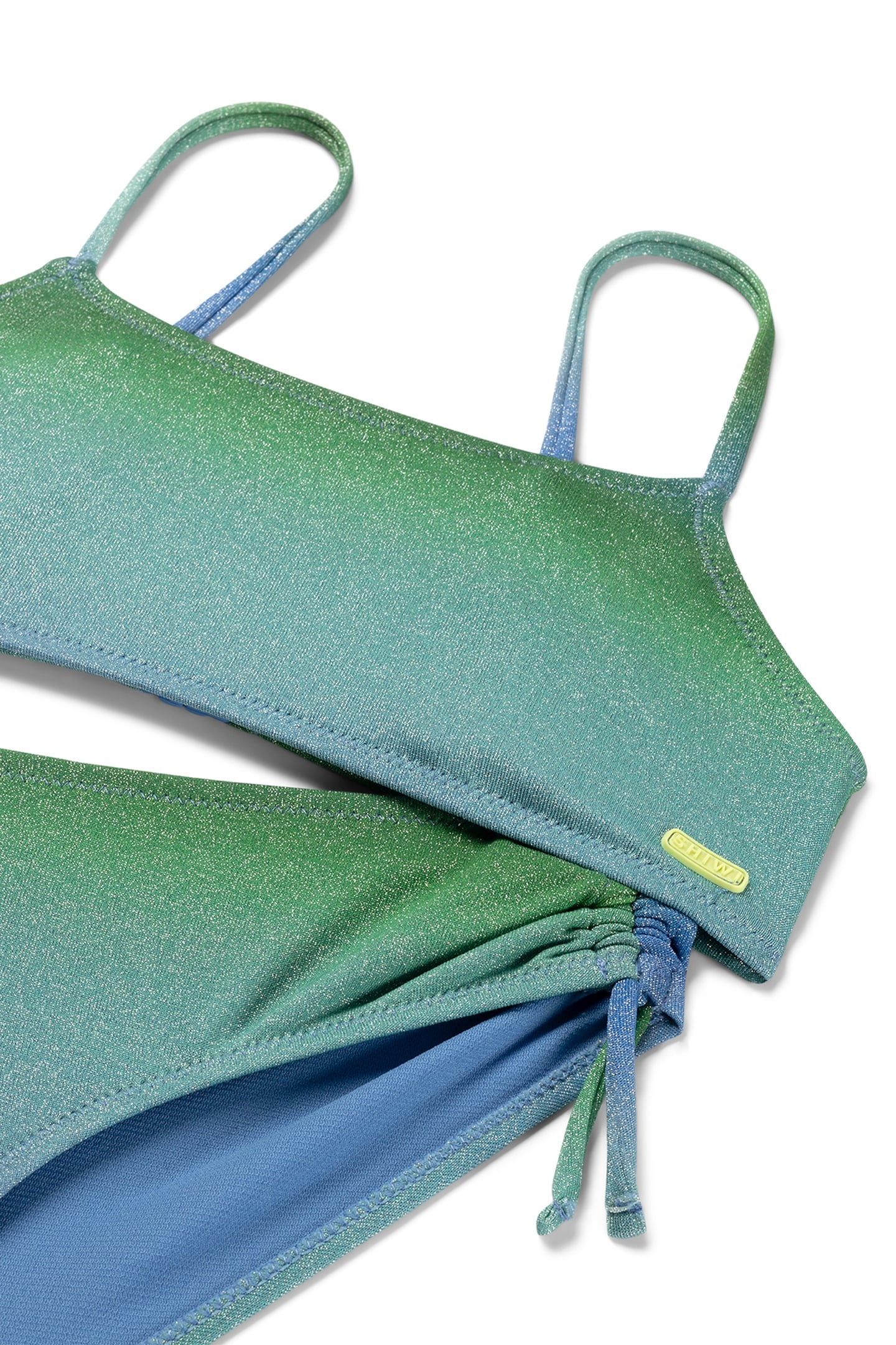 GIRLS LIV BIKINI SET OMBRE GLITTER GREEN OMBRE GLITTER 2
