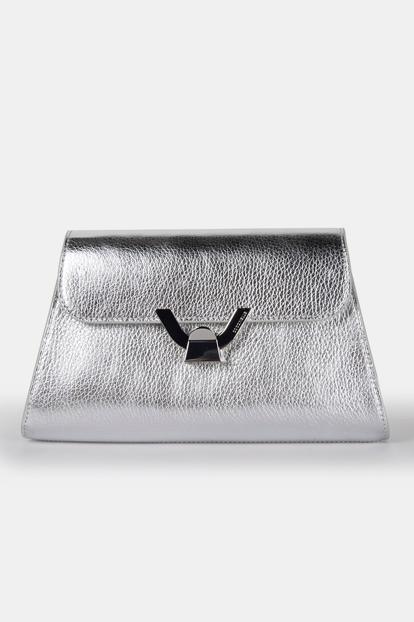 RECTANGLE SHOULDER BAG IN SILVER 2