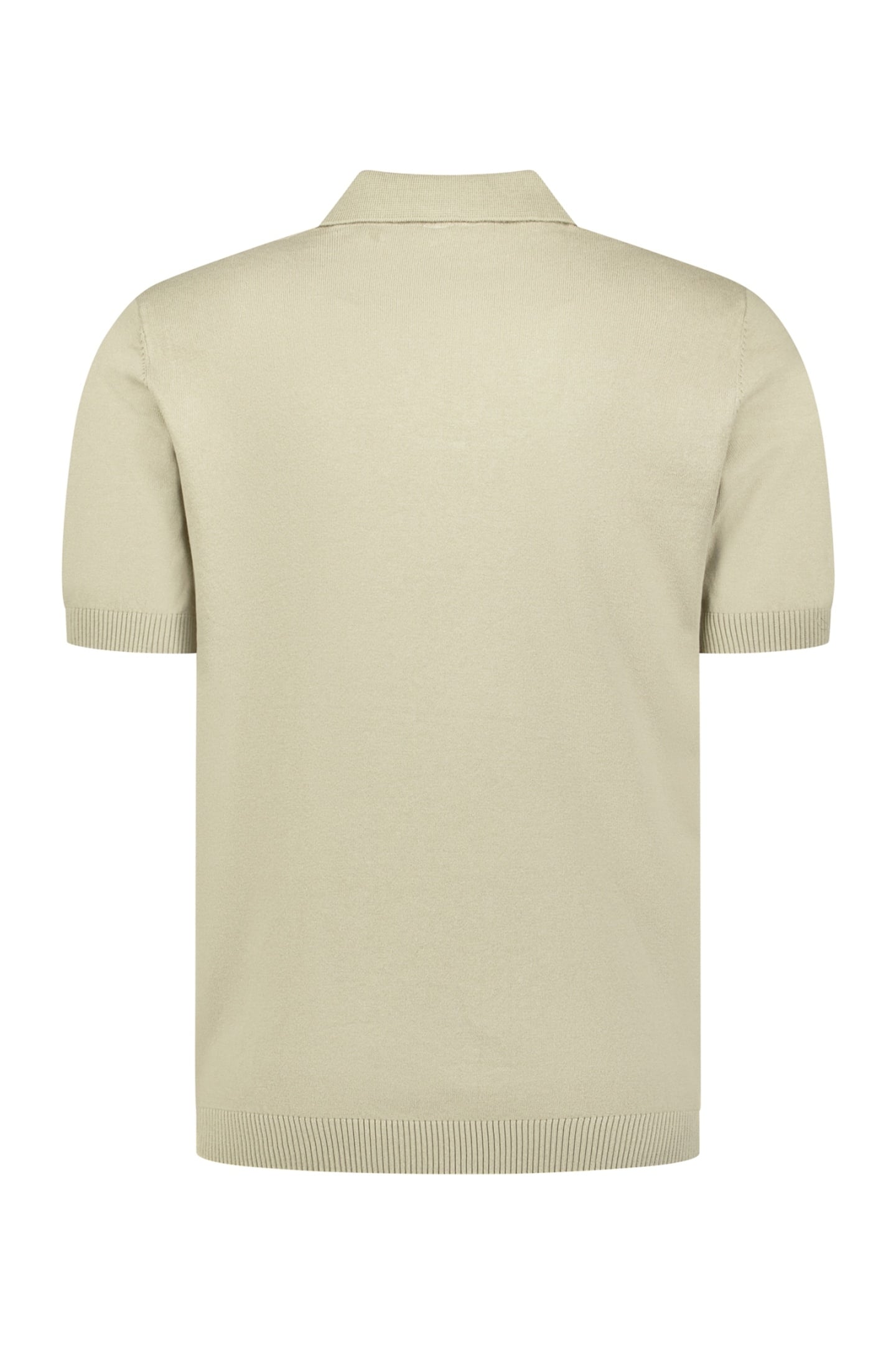 PULLOVER SHORT SLEEVE V-POLO TAUPE 2