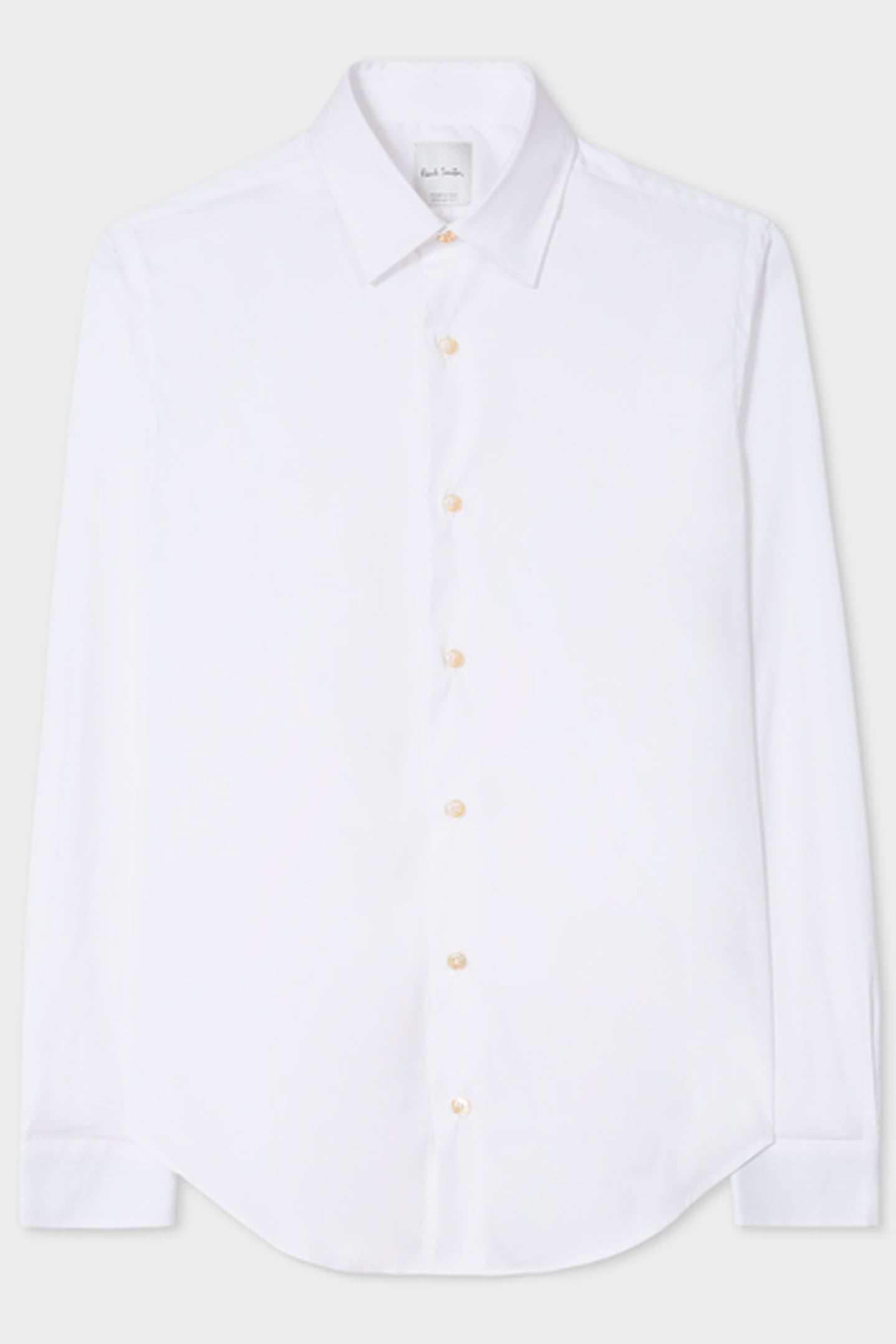 GENTS S/C SUPER SLIM SHIRT WHITE 5