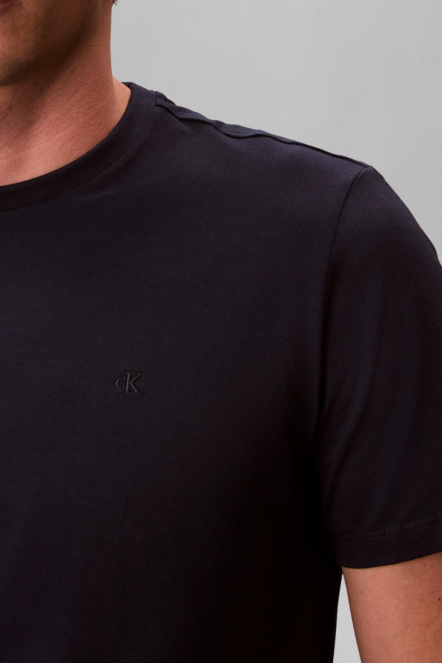 SS CLASSIC MONOGRAM TEE DARK SAPPHIRE/BRIGHT WHITE 5