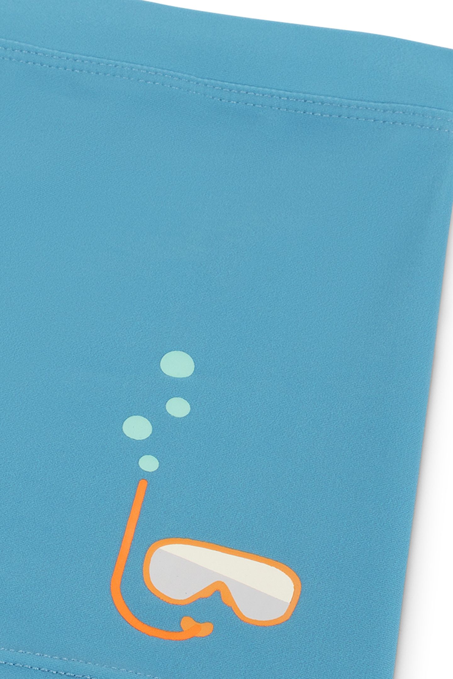 BOYS SWIM BOXER DIVER CANADIAN BLUE 3