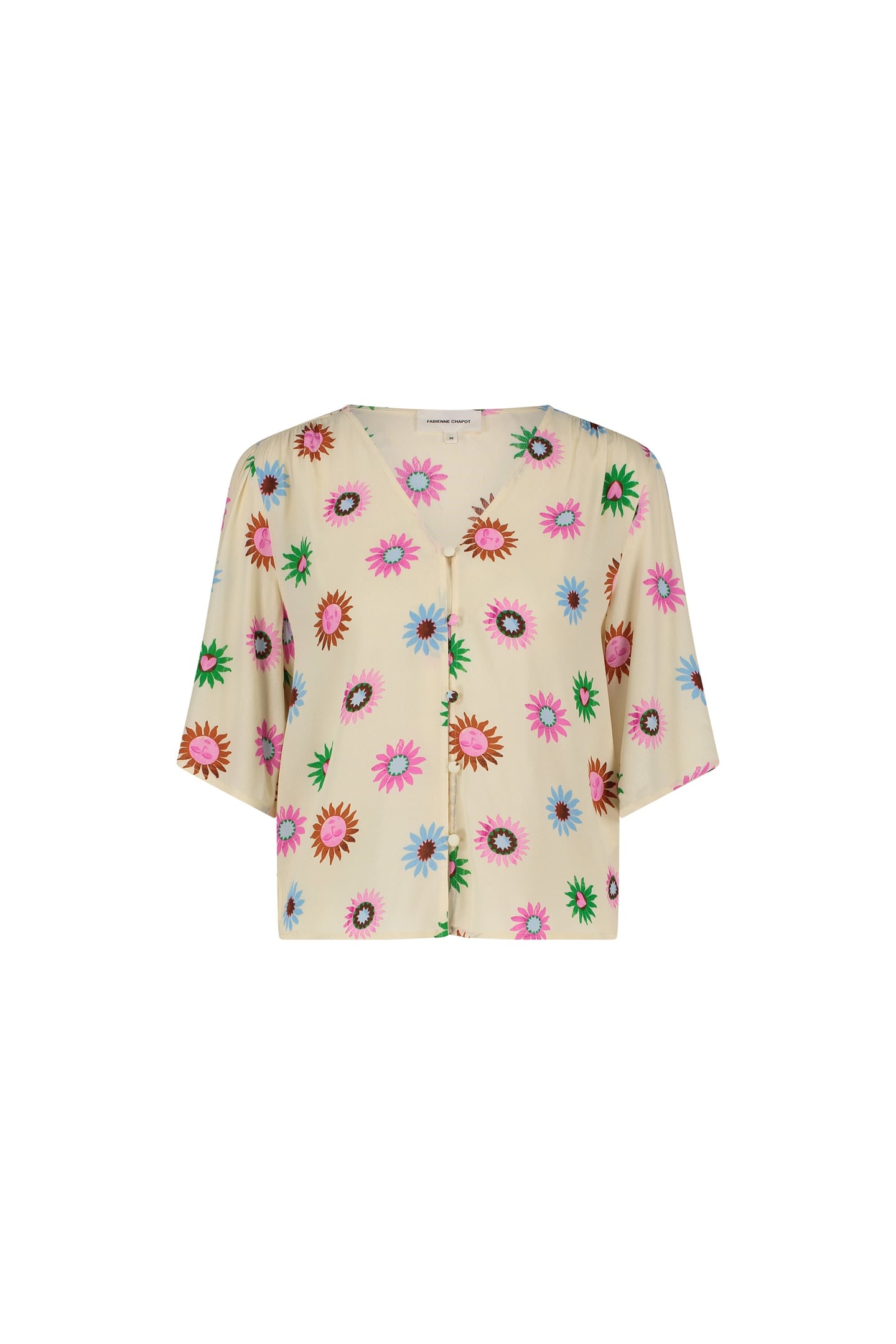 STARLET BLOUSE WARM WHITE/PINK DREA 4