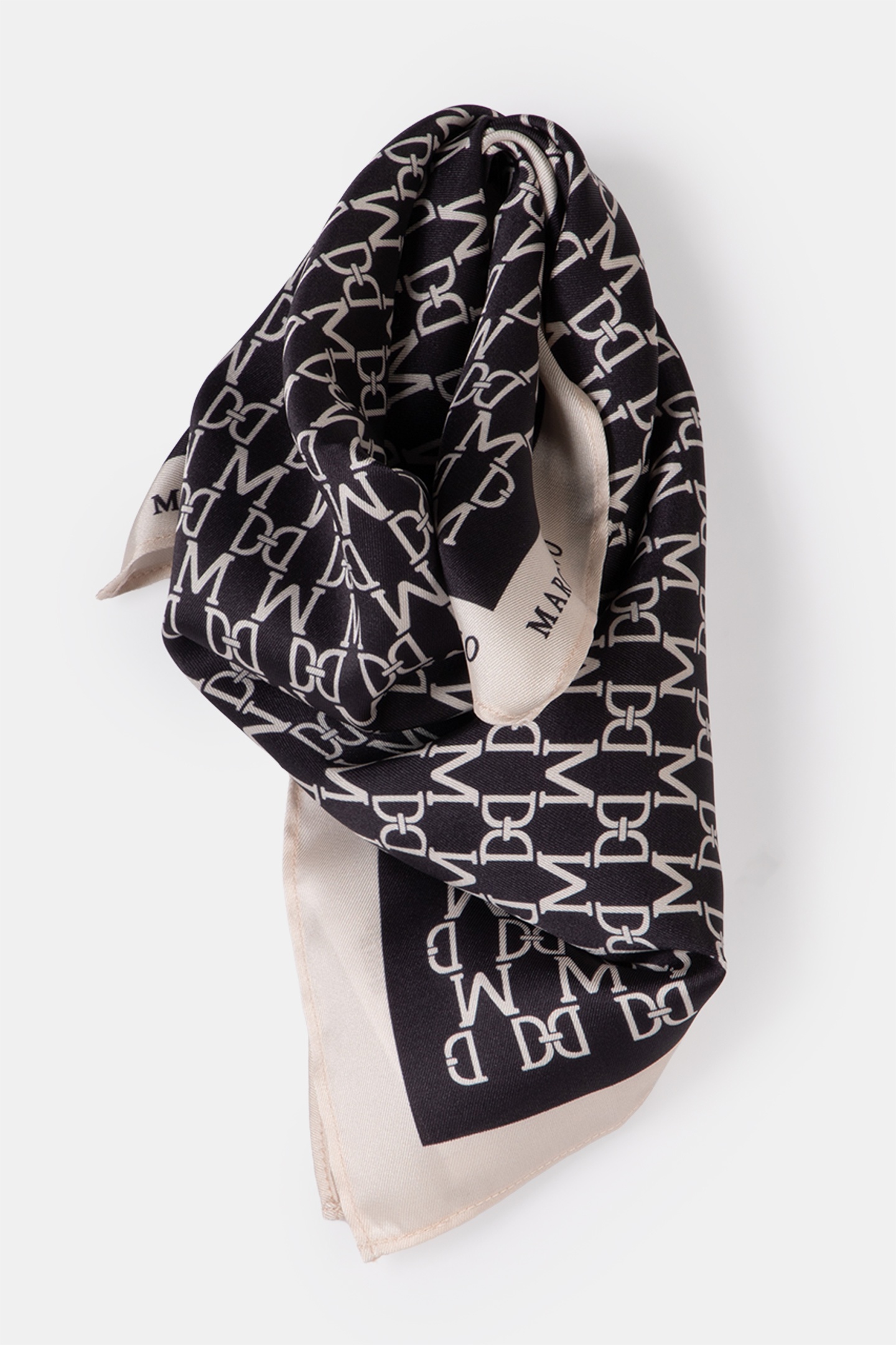 GUESS Marciano By Teodora Printed Scarf New Monogram Black Taille: OS | Écharpes Outlet | Femme | Le Noir