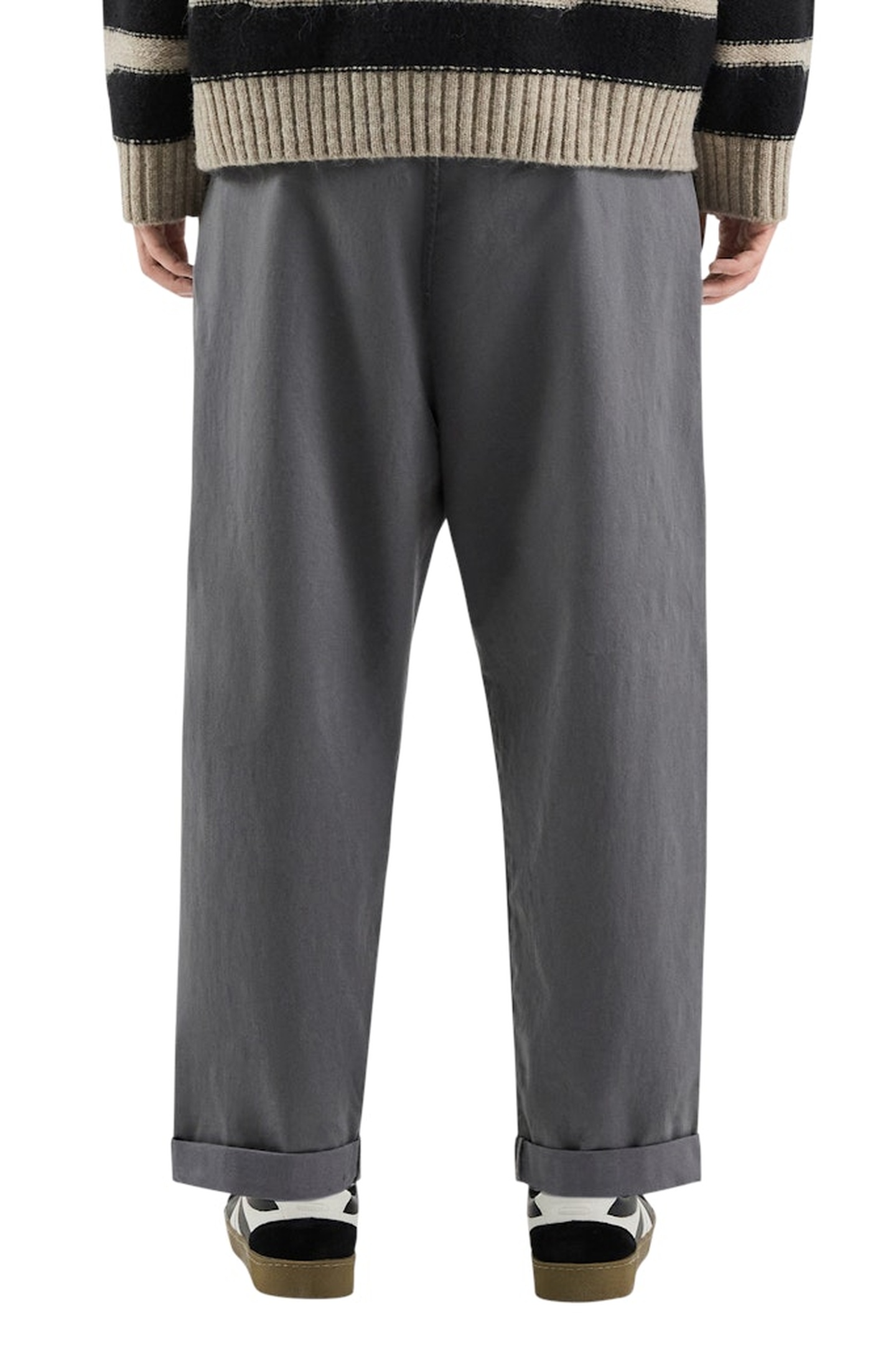 S.OLIVER-QS PANTS GREY/BLACK 3