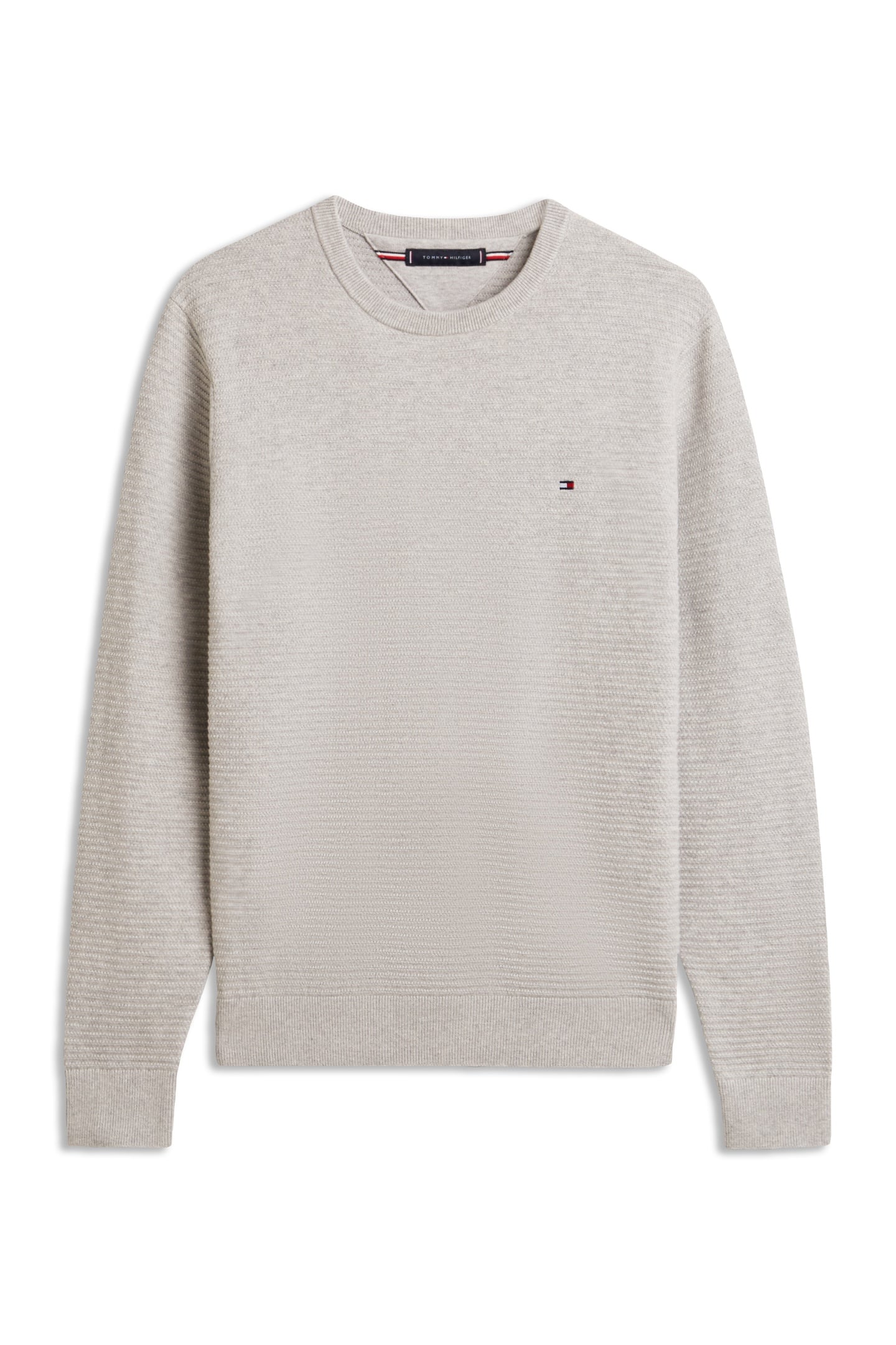 SEASONAL STRUCTURE CREWNECK LIGHT GREY HEATHER 5