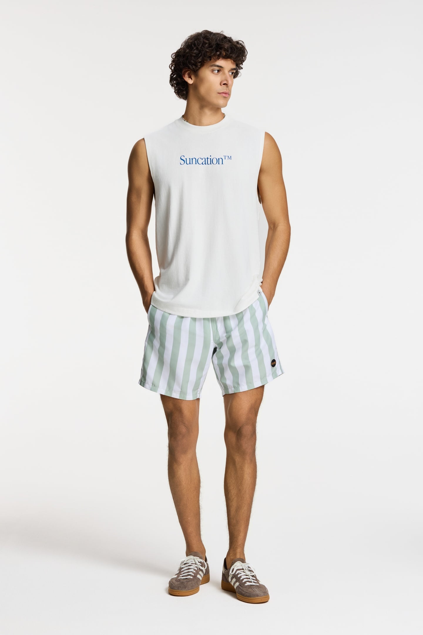 SEAN SLEEVELESS T-SHIRT SUNCATION WHITE 6