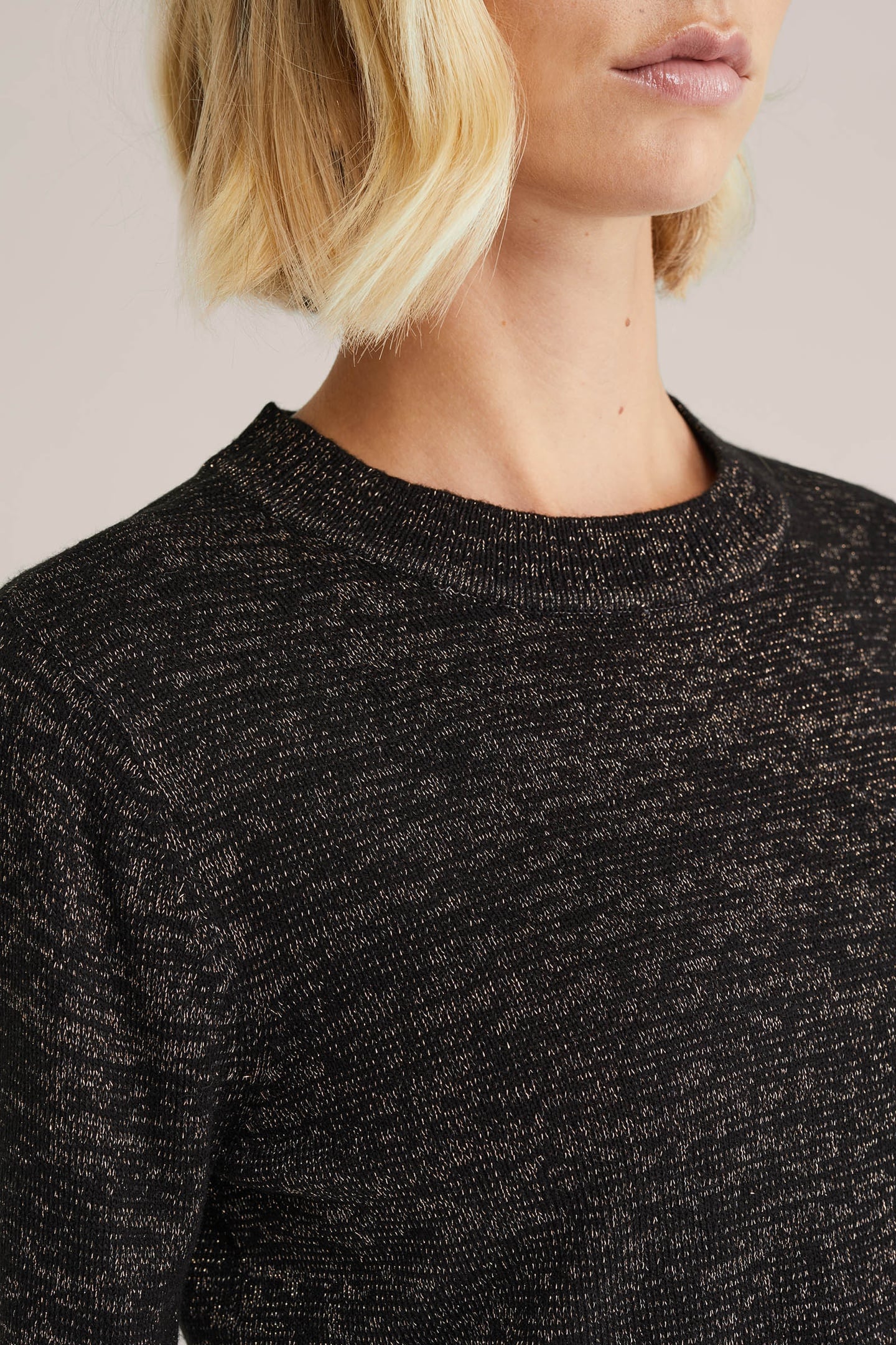 KNITTED PULLOVER BLACK 5