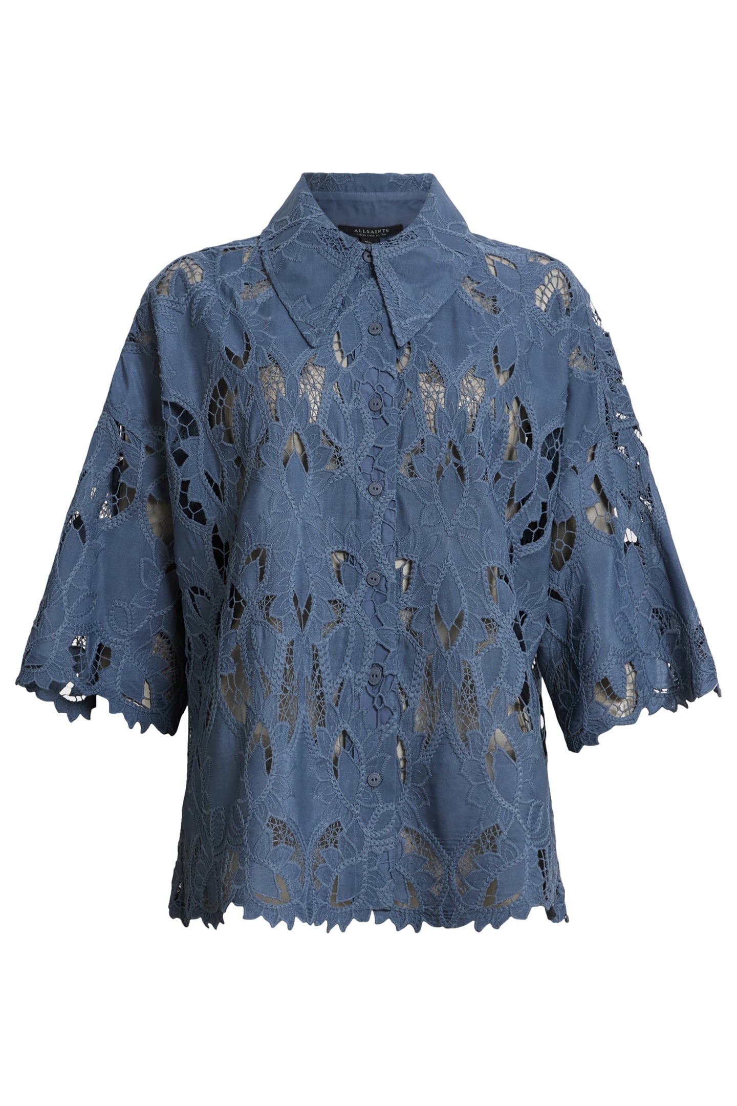 CHARLI EMB SHIRT DUSTY BLUE 6