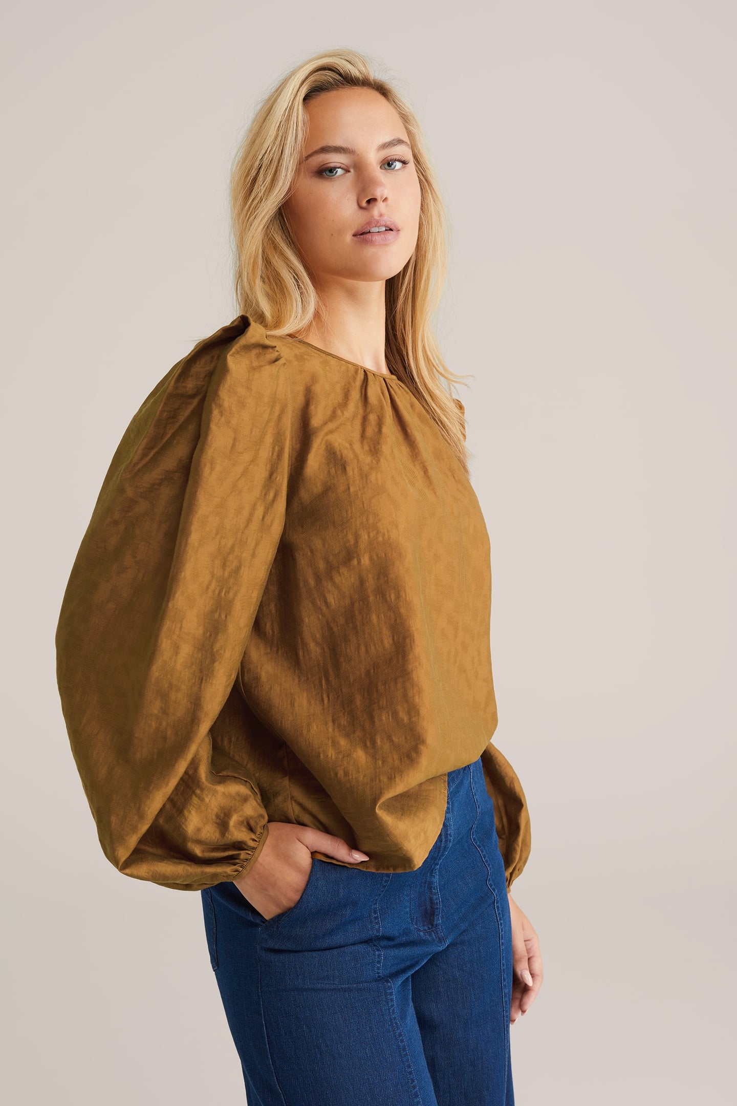 BLOUSE MUSTARD YELLOW 1