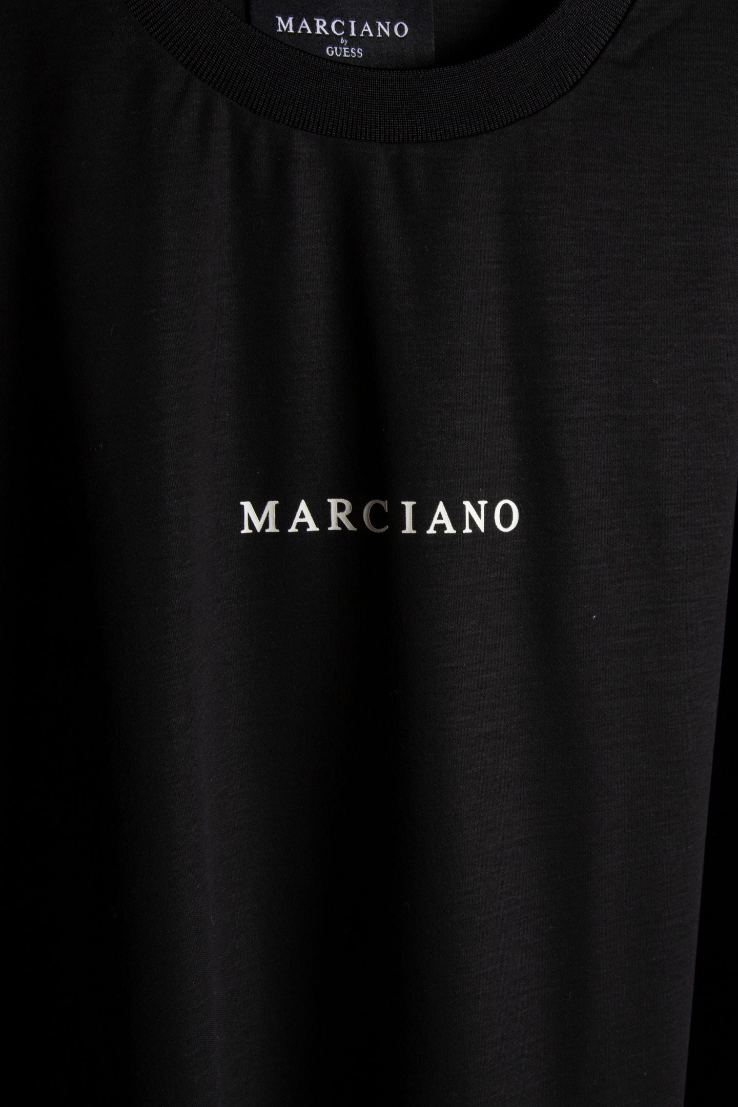 MARCIANO BY GUESS CN SS TEE WITH CONTRAST JET BLACK 5