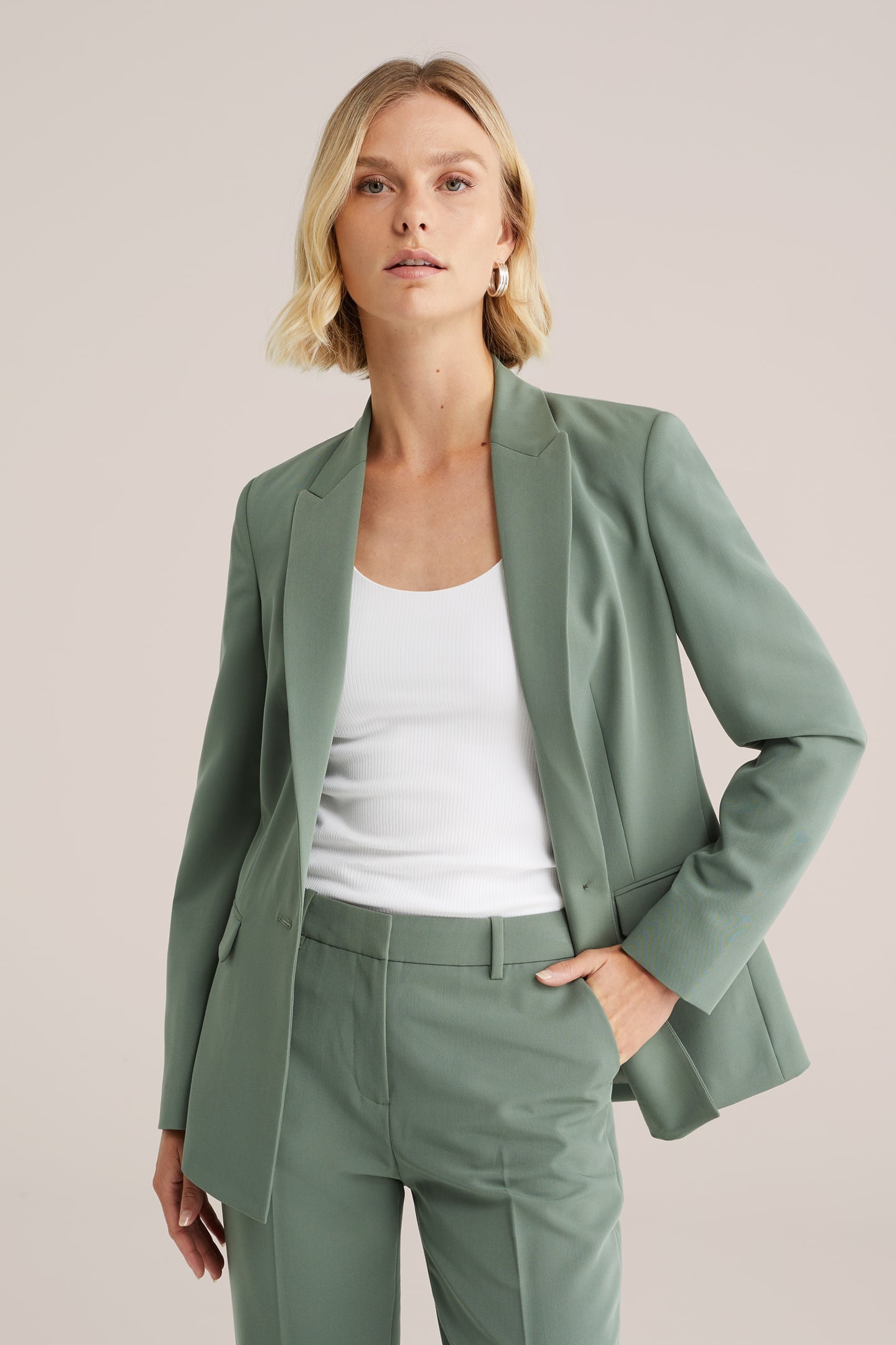 BLAZER LIGHT GREEN 1