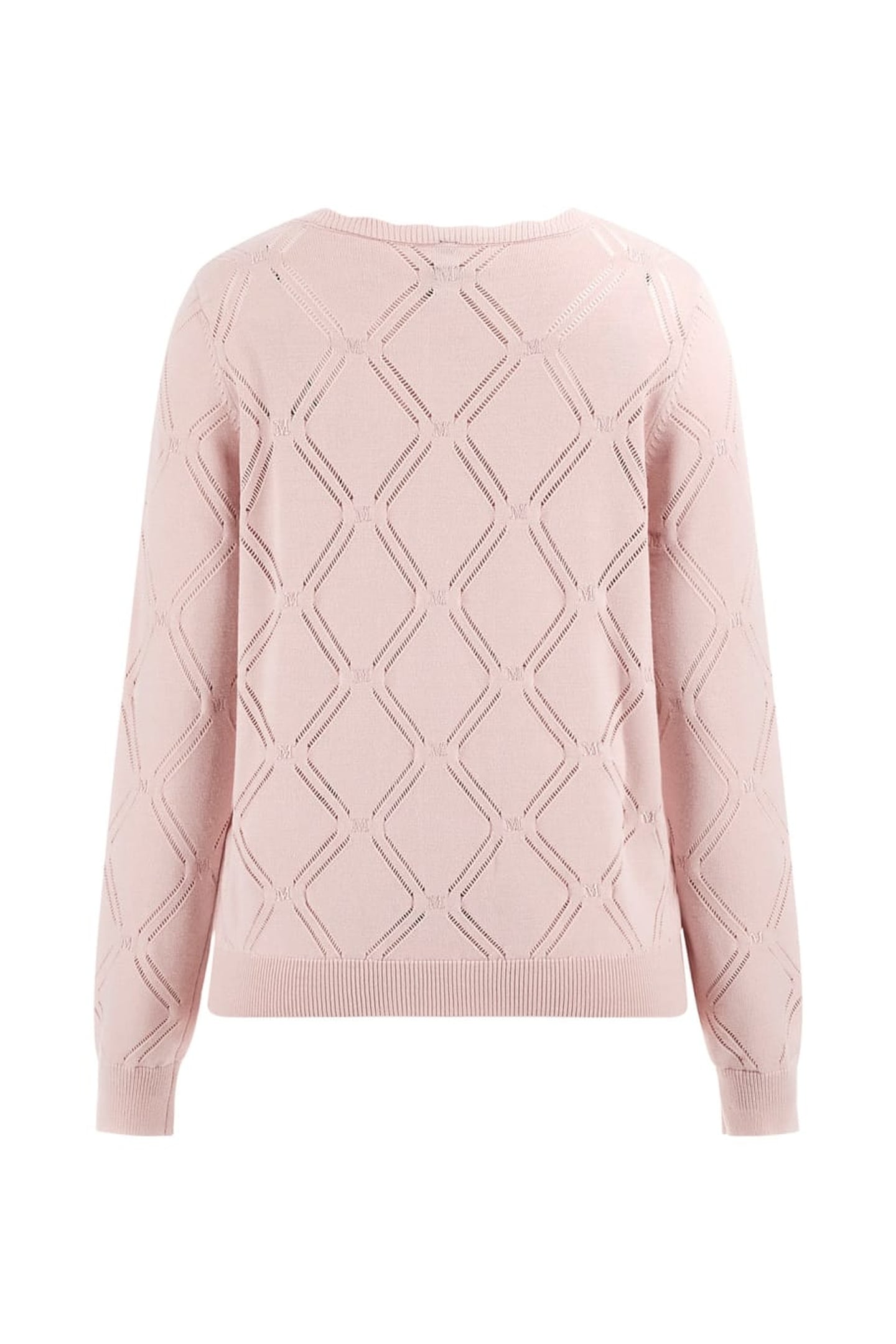 MARCIANO BY GUESS ANNA CARDI ALLOVER SWEATER BLUSH BREEZE 6