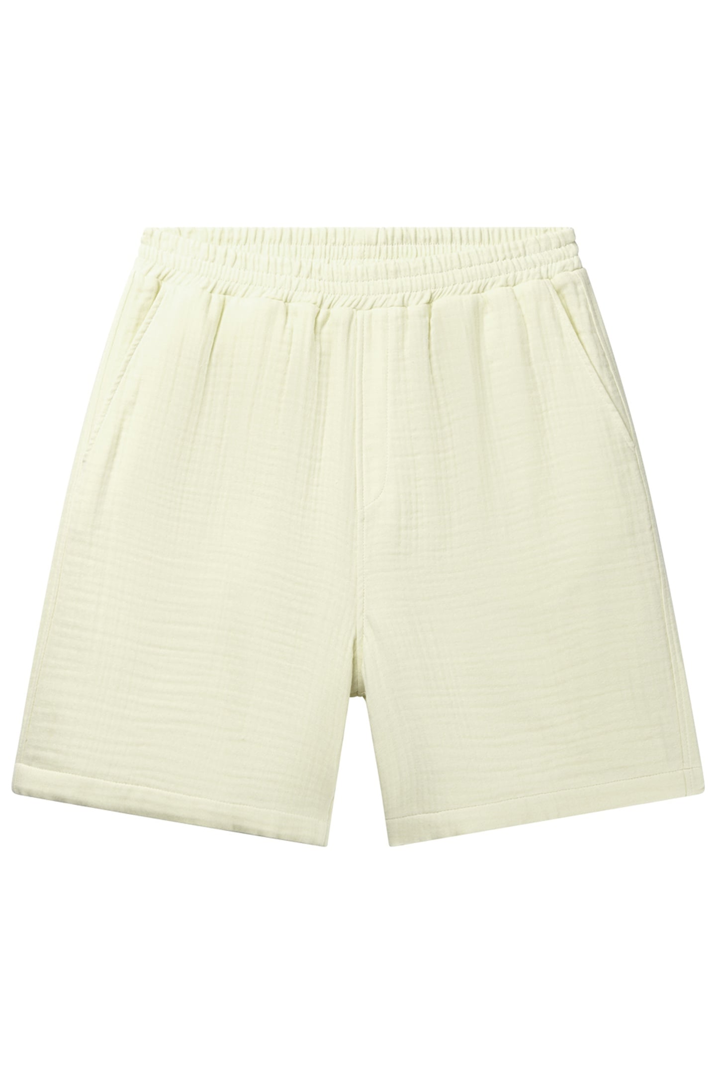 ENZI SEERSUCKER SHORTS ICING YELLOW 2