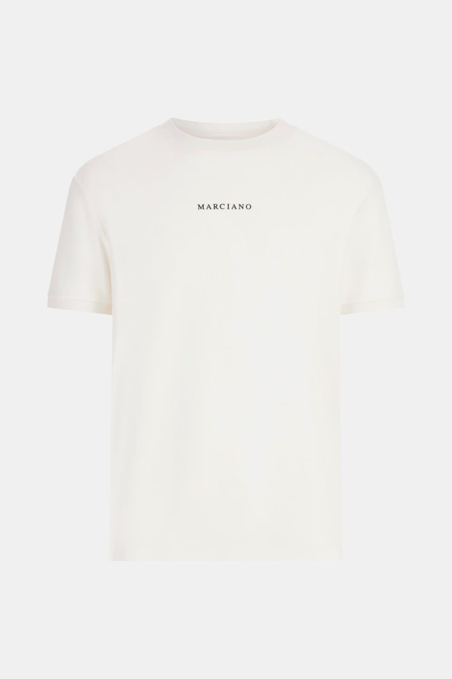 MARCIANO BY GUESS CN SS TEE WITH CONTRAST SALT WHITE 4