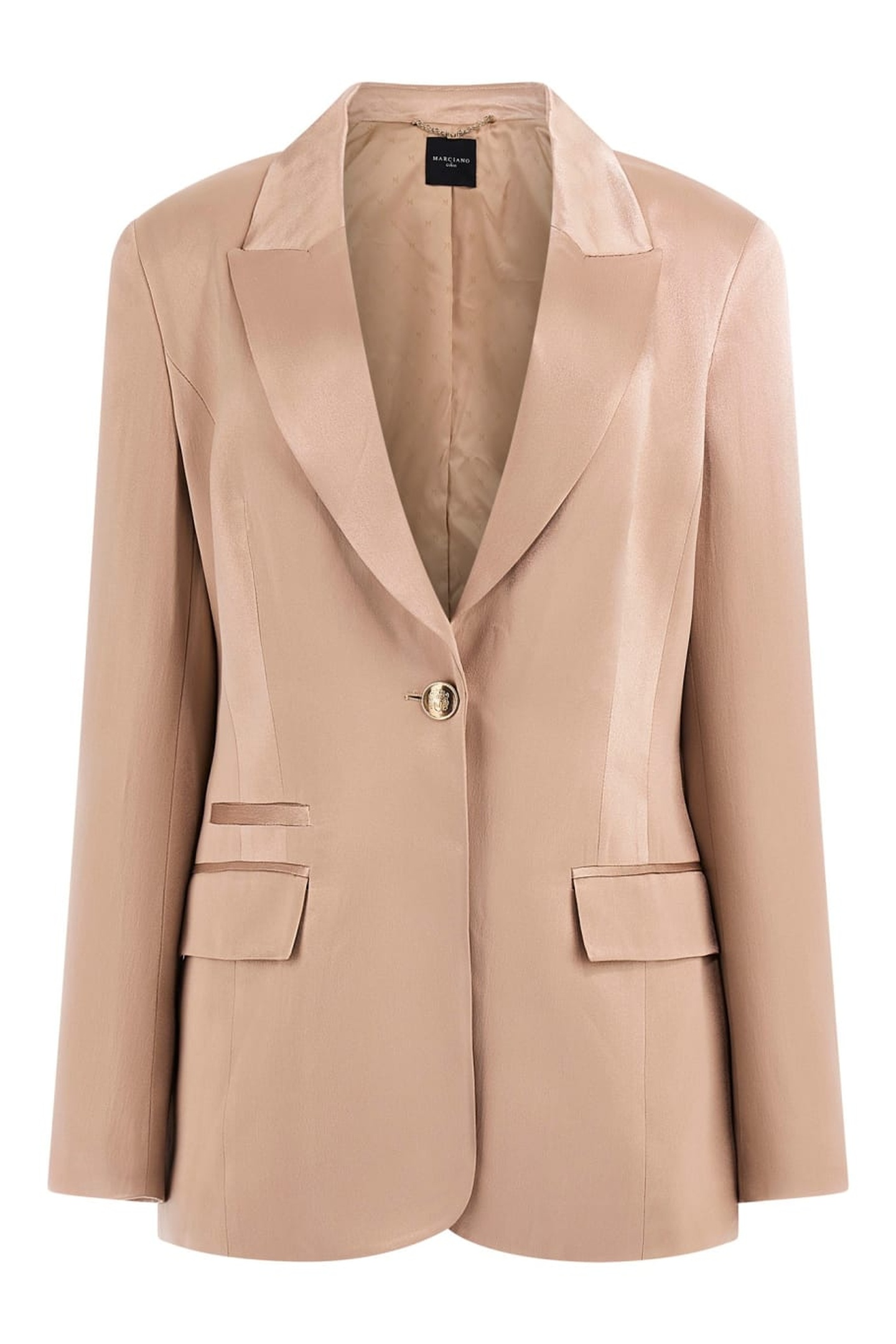 MARCIANO BY GUESS FANNIE BLAZER FAWN TAUPE MULTI 1