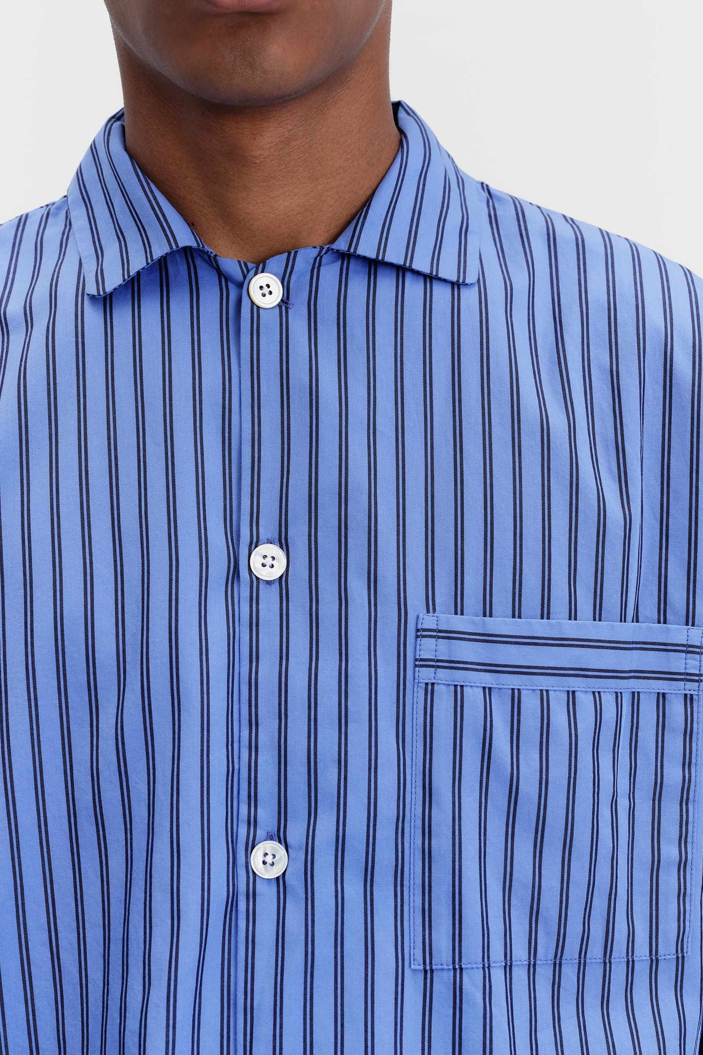 UNISEX POPLIN, PYJAMAS SHIRT BORO STRIPES 9