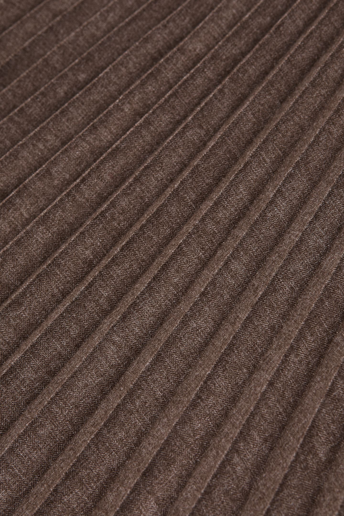 PLEATED SKIRT MOCHA BROWN 5
