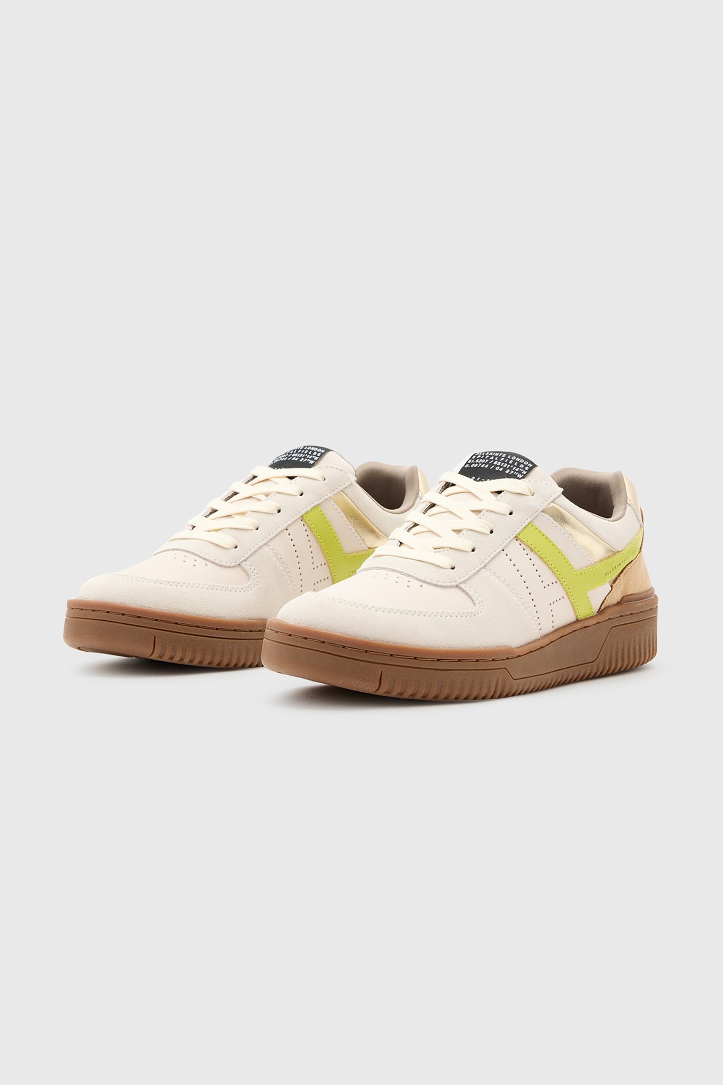 VIX SUEDE SNEAKER WHITE/BROWN/GREEN 3