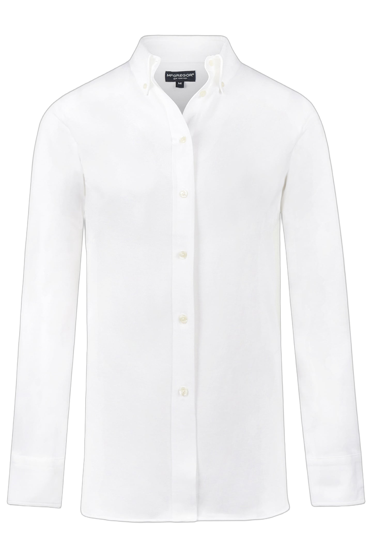 STRETCH PIQUE SHIRT WHITE 4