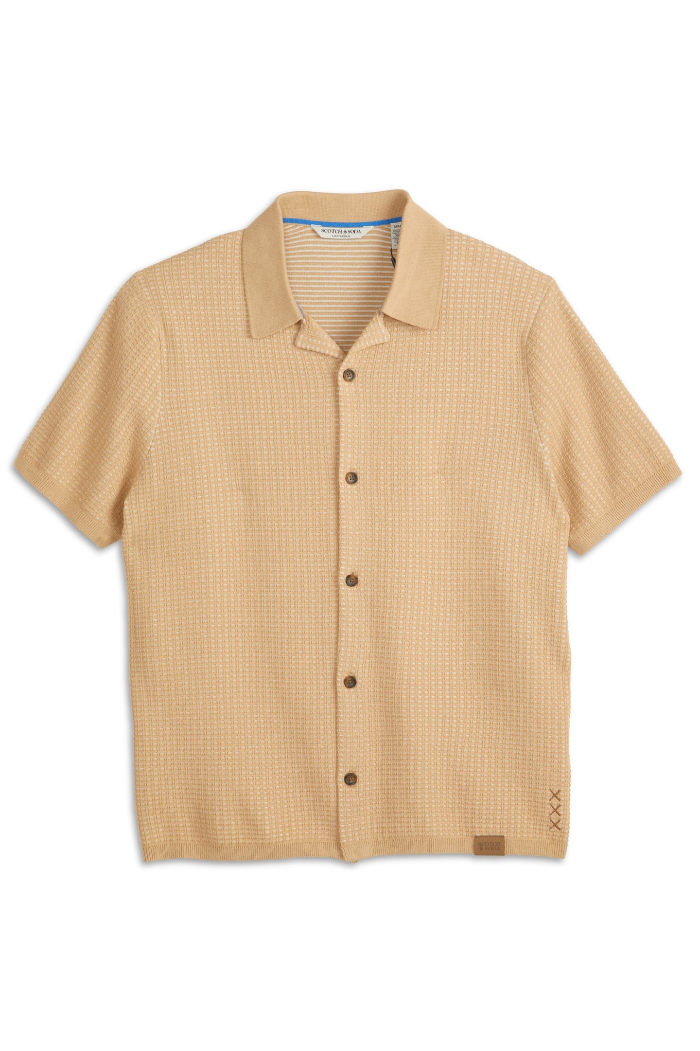 BUTTON FRONT SWEATER TOP TRAVERTINE 1