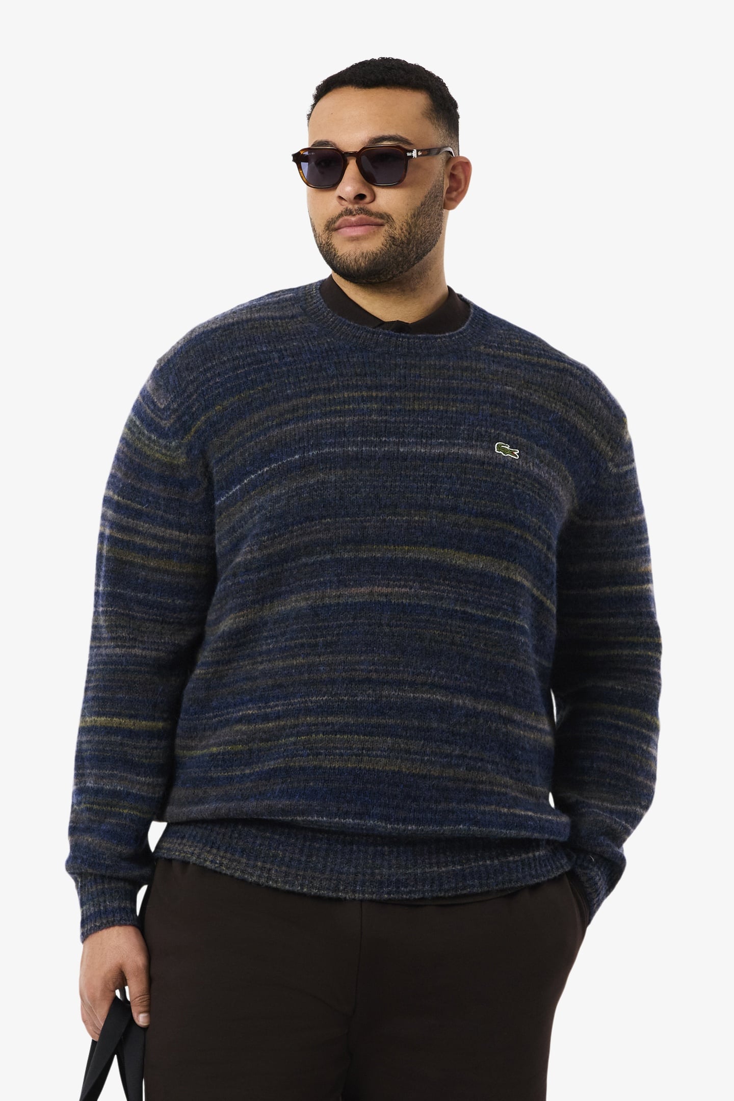 SWEATER NAVY BLUE/DATE BROWN 1