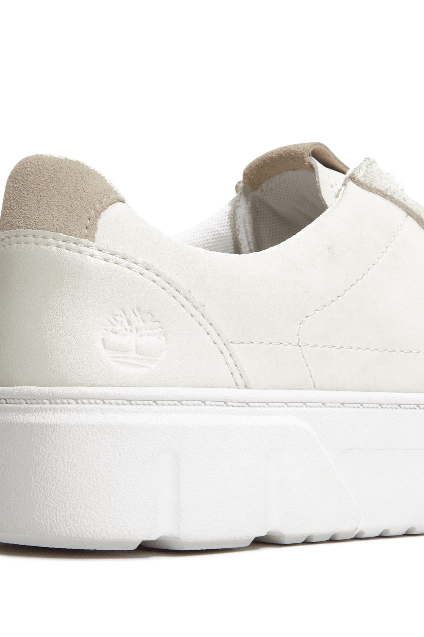 LAUREL COURT LOW LACE UP SNEAKER NATURAL LEATHER 7