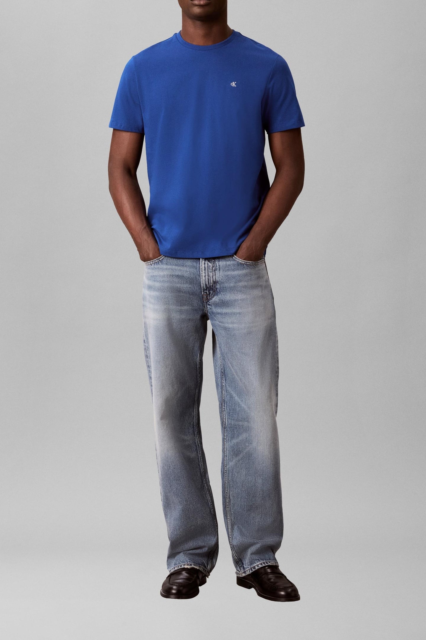 SS CLASSIC MONOGRAM TEE CHASE BLUE 1