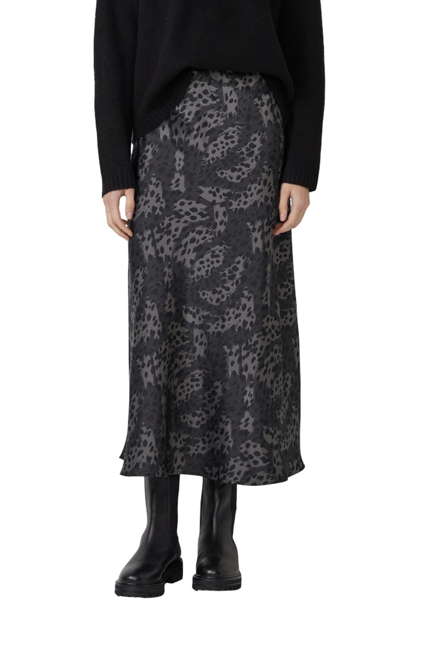 S.OLIVER SKIRTS GREY/BLACK 1